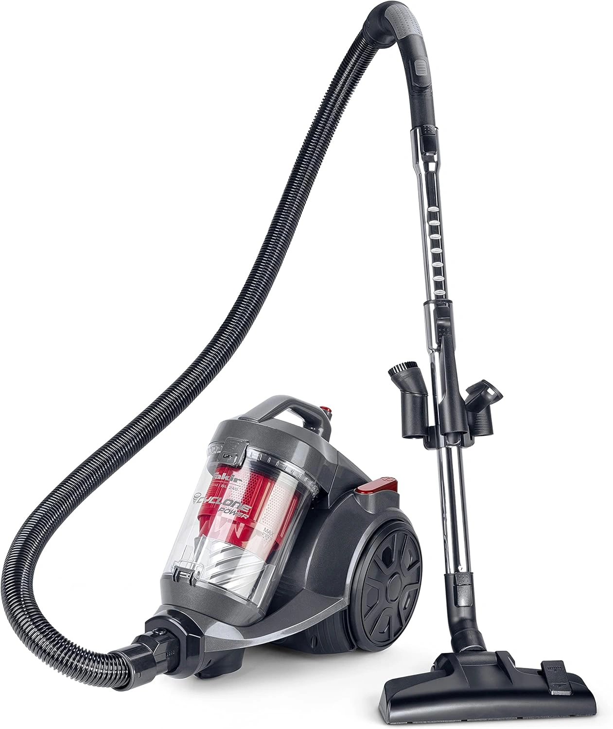 FAKIR trend BL 240 Beutelloser Bodenstaubsauger – 700 W, HEPA H13, 3 l Staubbehälter