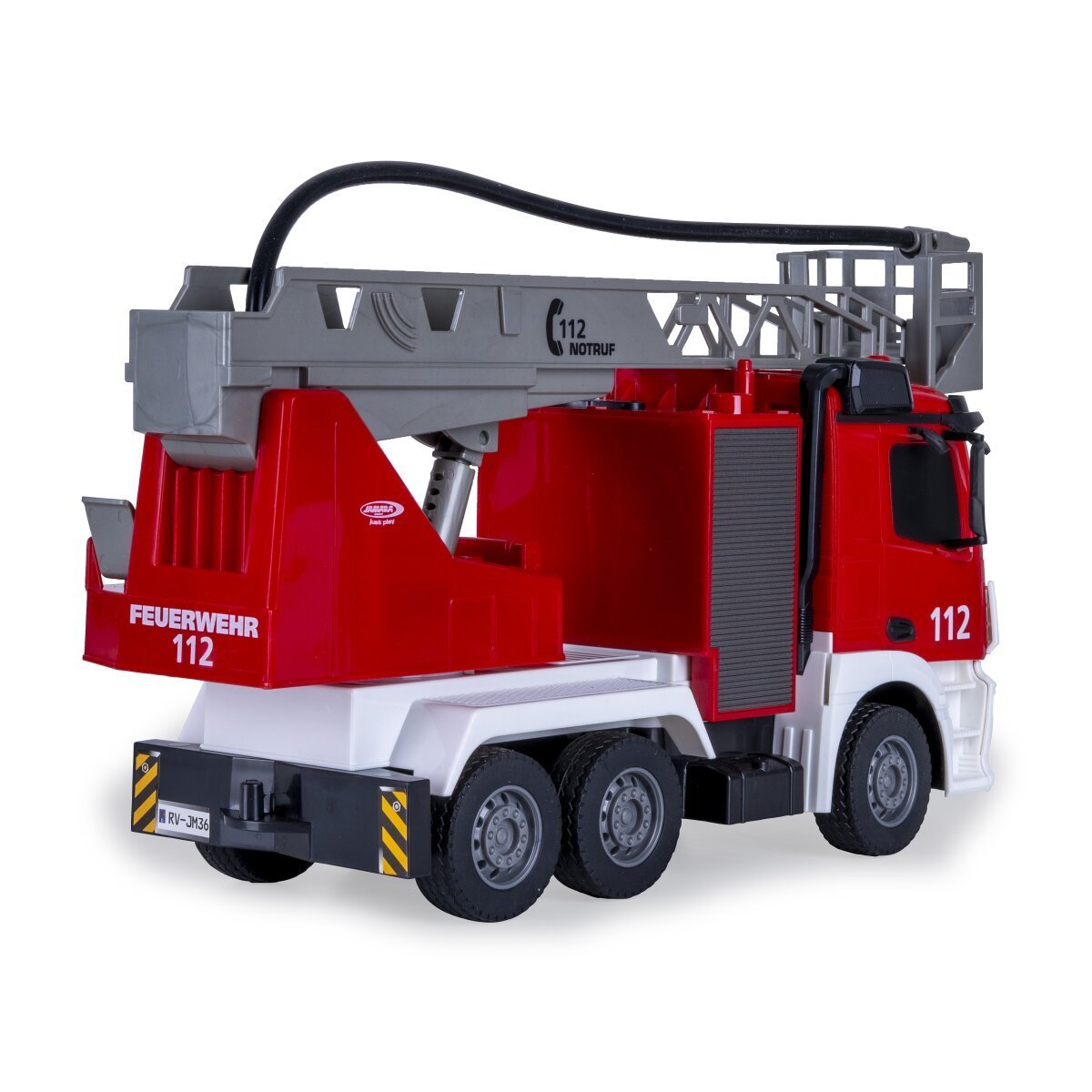 JAMARA Feuerwehr Drehleiter Mercedes -Benz Antos 1:26 2,4GHz mit Spritzfunktion ab 6 Jahren
