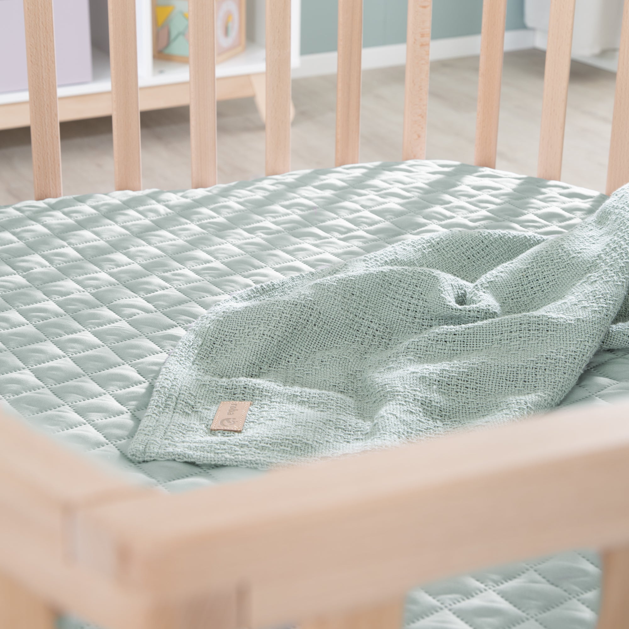 Roba 0232NAV241 Laufgitter 6-eckig roba Style grün Bio Buche natur - Produktbild 11