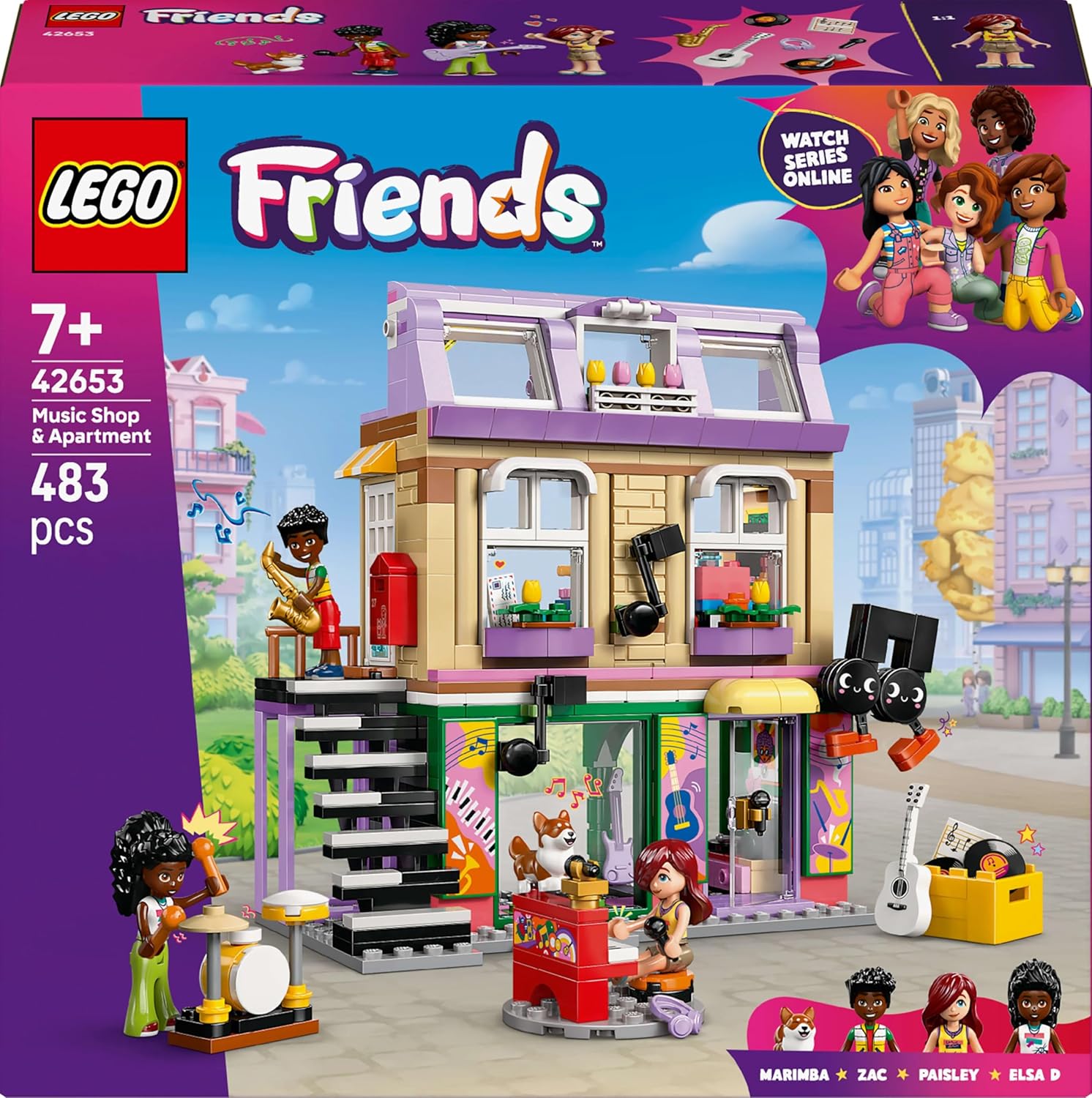 LEGO® Friends 42653 Musikladen Wohnung Person, Spielzeug