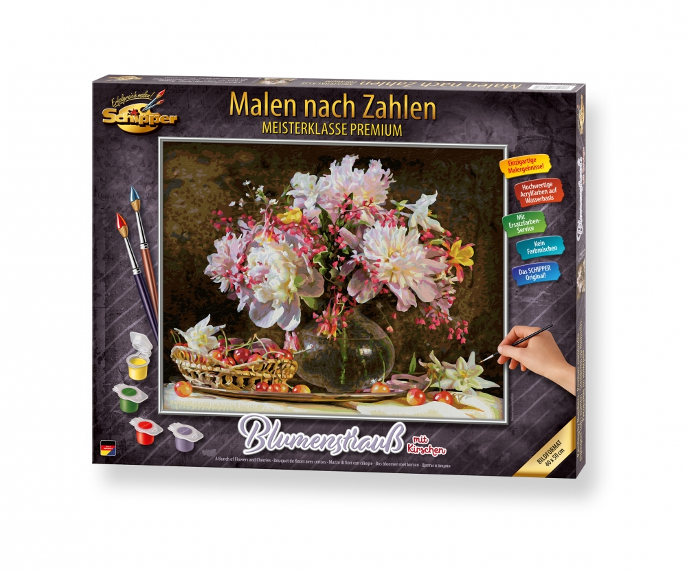 Schipper MNZ - Blumenstrauß mit Kirschen