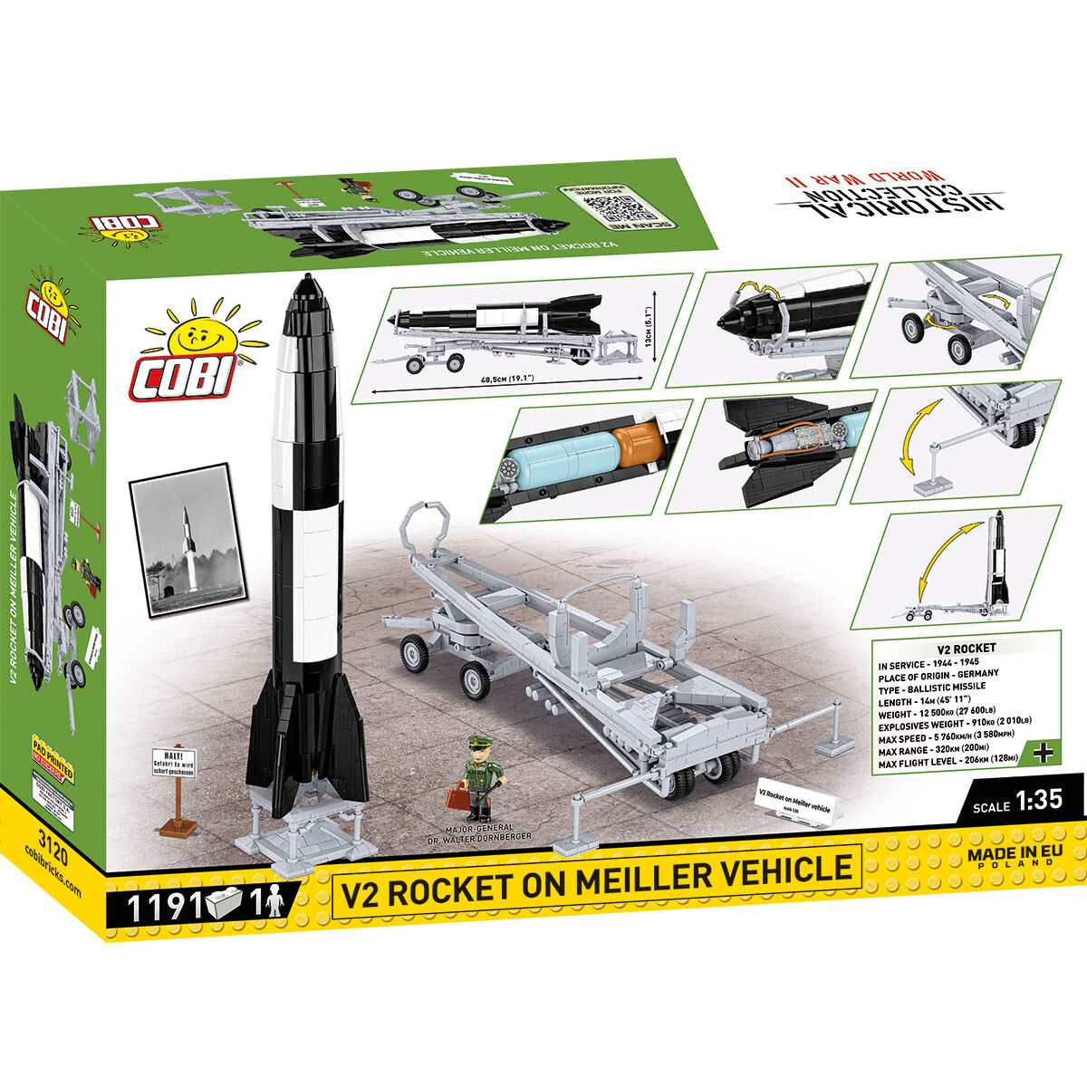 COBI 3120 - V2 ROCKET ON Meiller Vehicle EXECU - Bild 2 COBI 3120 - V2 ROCKET ON Meiller Vehicle EXECU - Bild 2