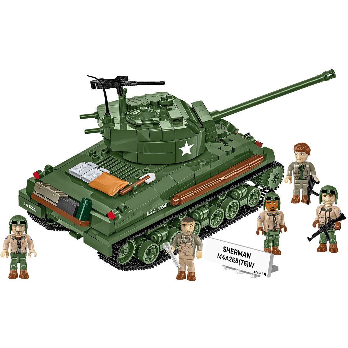 COBI 3118 - Sherman M4A2E8 (76) W - Bild 6 COBI 3118 - Sherman M4A2E8 (76) W - Bild 6