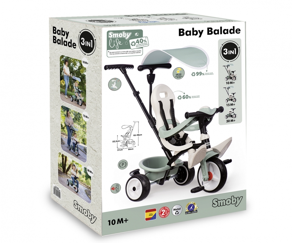 Smoby Smoby Life Dreirad Baby Balade