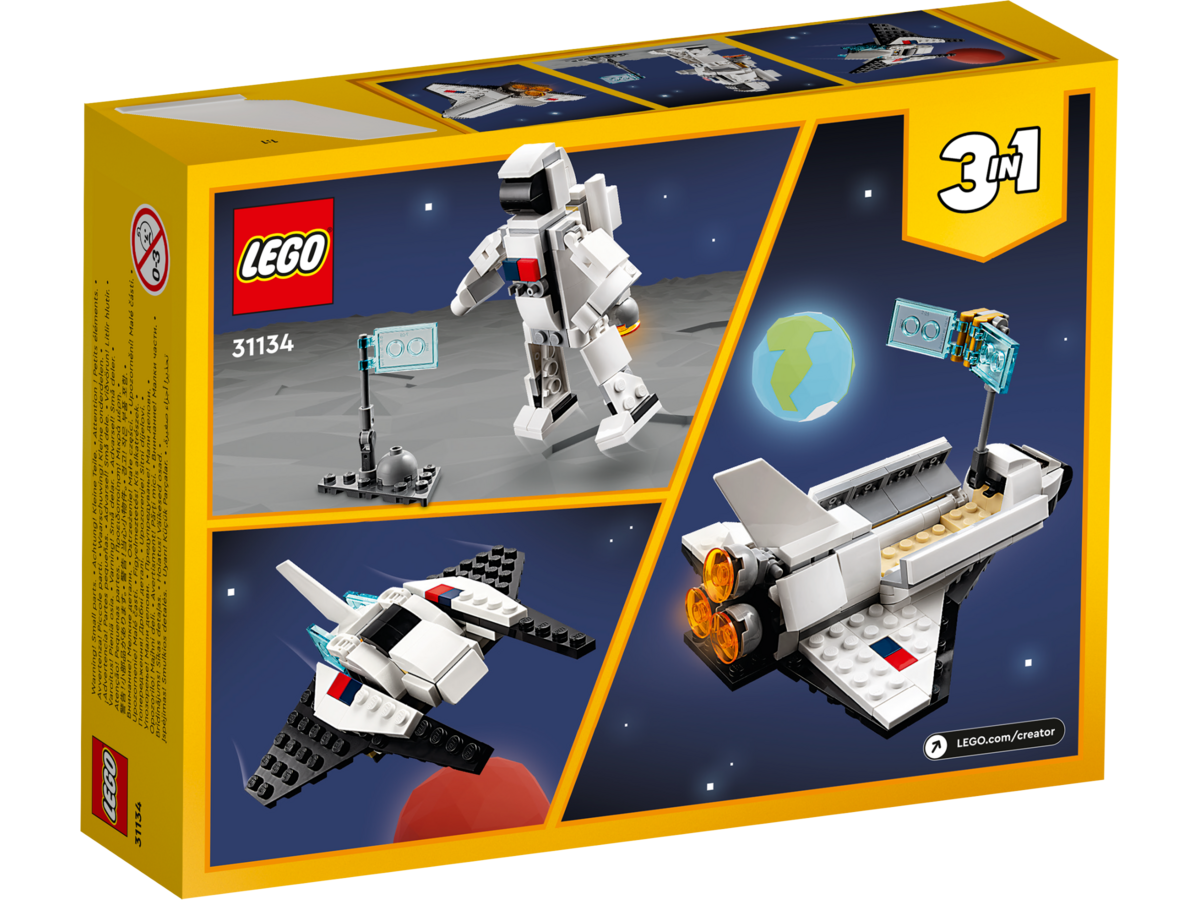 LEGO® Creator 3 in 1 Spaceshuttle 31134 Spielzeug