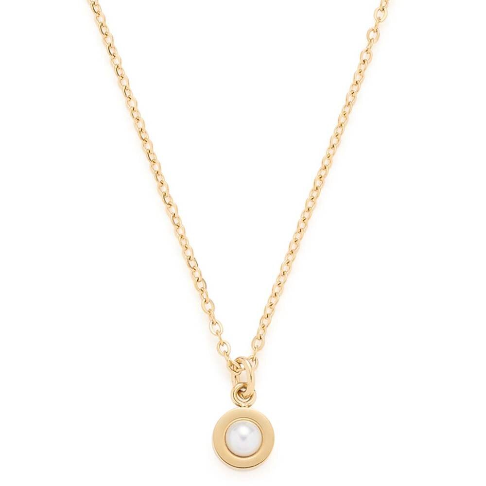 Leonardo 22876 Halskette, Isa Sommer, Gold Weiß 42 cm Zubehor, Schmuck, Halskette, Anhänger, Diamant