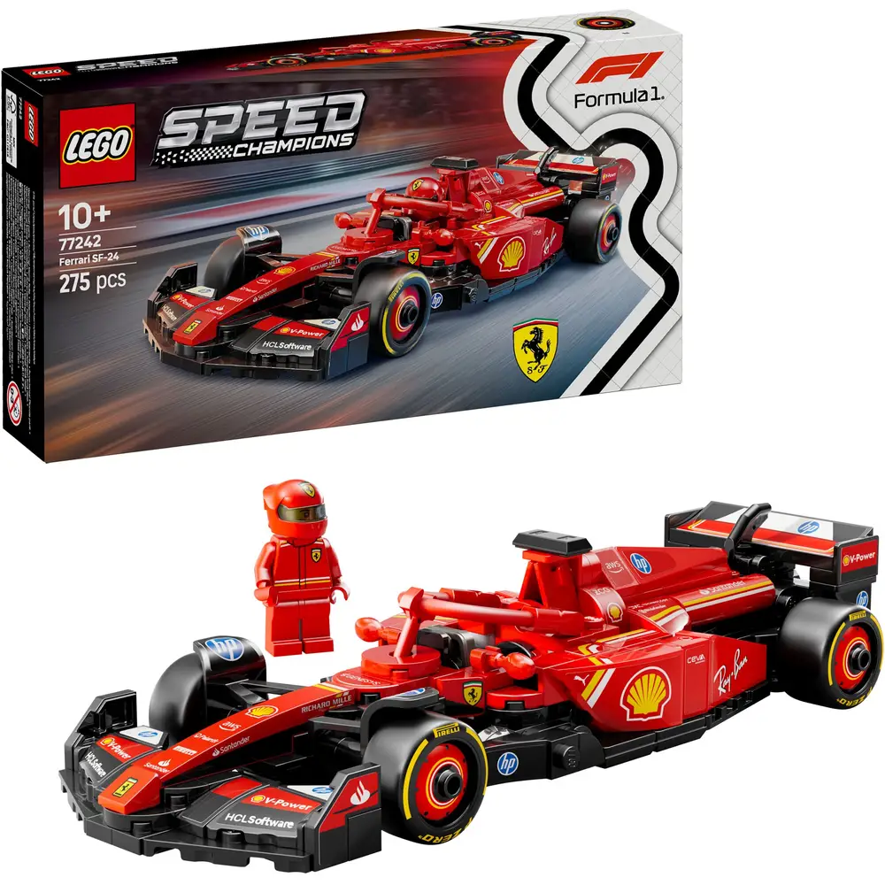 LEGO, Speed, Champions, Ferrari, SF-24, F1, Rennauto, 77242 LEGO Speed Champions Ferrari SF-24 F1 Rennauto 77242