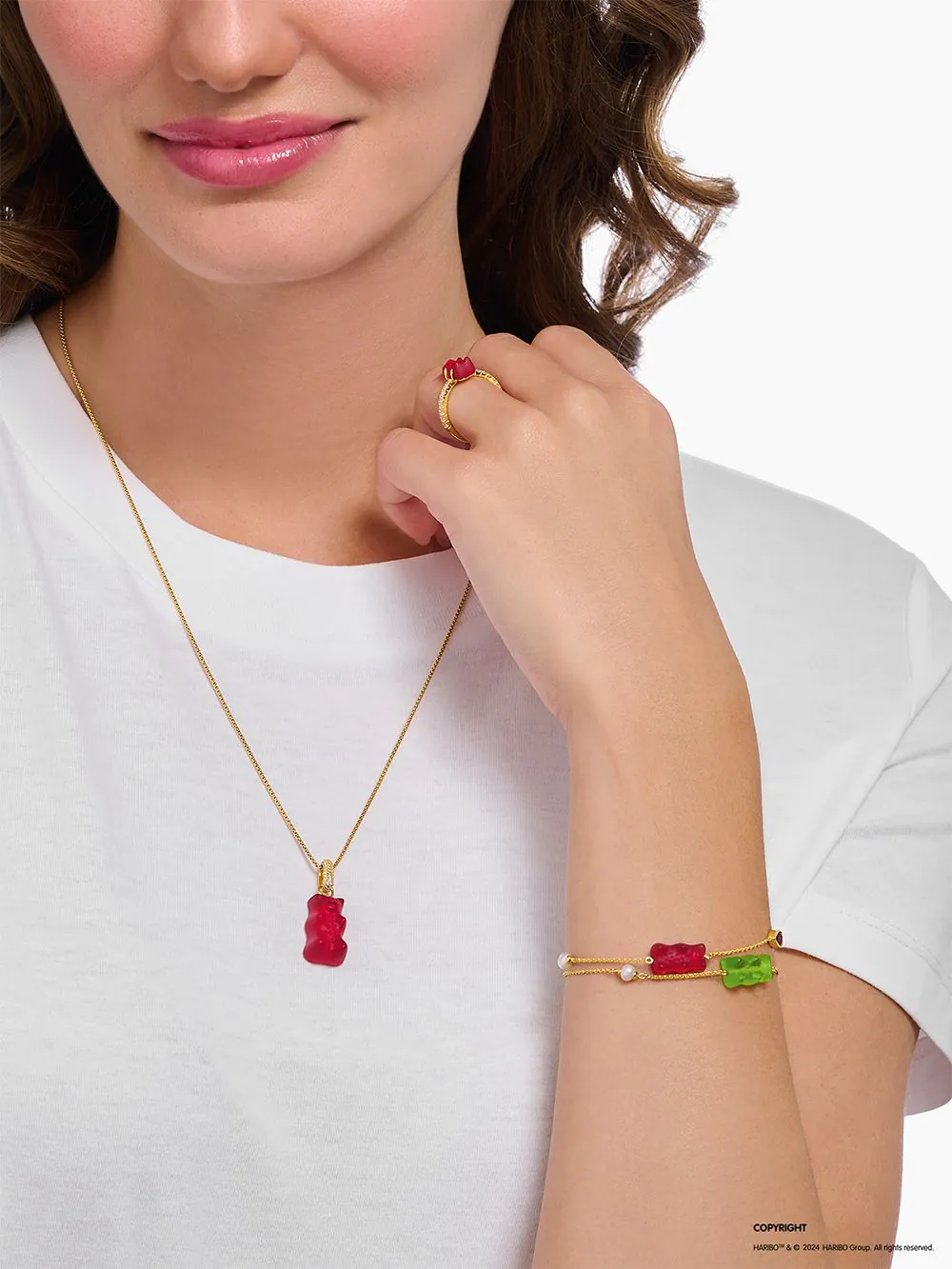 Thomas Sabo Anhänger Mit Haribo Goldbär Rot Rot PE967-414-10 Thomas Sabo Anhänger Mit Haribo Goldbär Rot Rot PE967-414-10