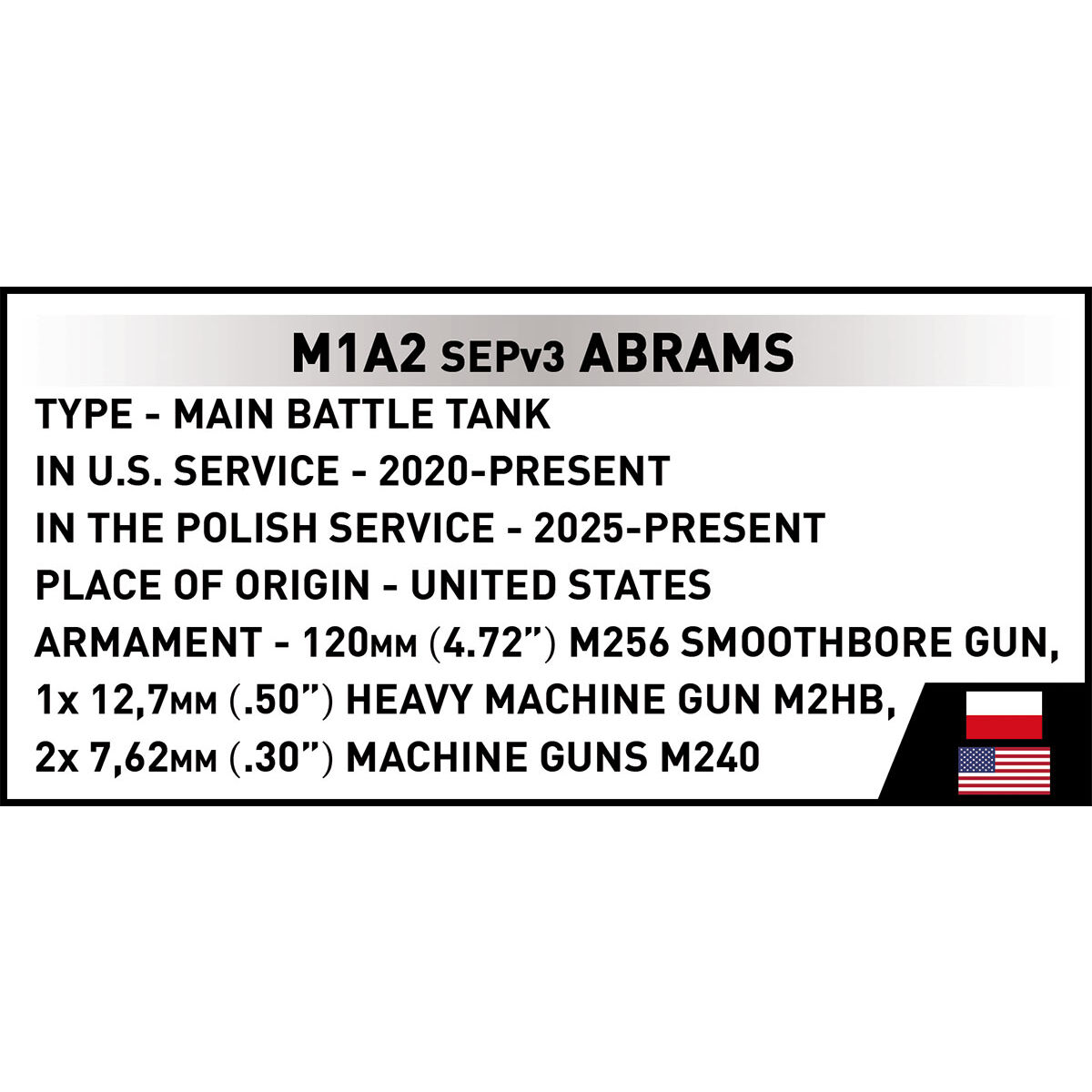 COBI 2633 - M1A2 SEPV3 ABRAMS - Bild 13 COBI 2633 - M1A2 SEPV3 ABRAMS - Bild 13