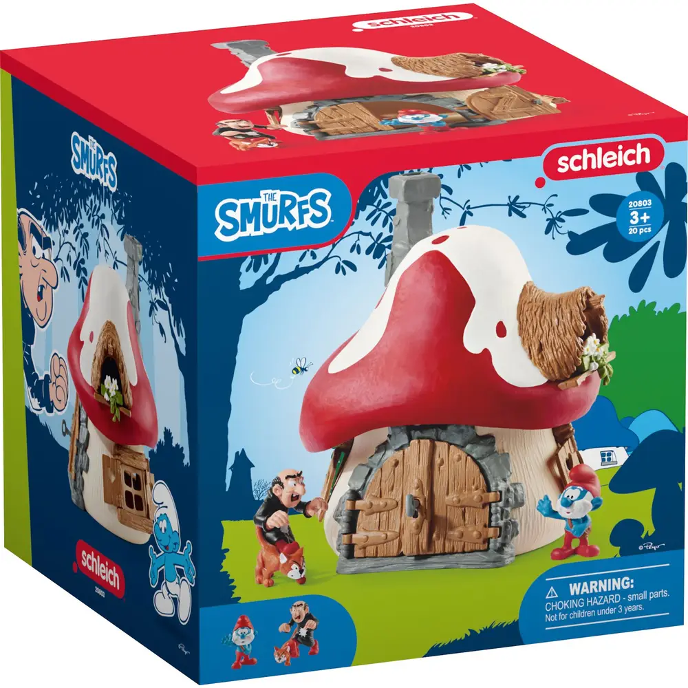 schleich® Pre School Smurfs 20803 Schlumpf Haus mit 2 Figuren schleich® Pre School Smurfs 20803 Schlumpf Haus mit 2 Figuren