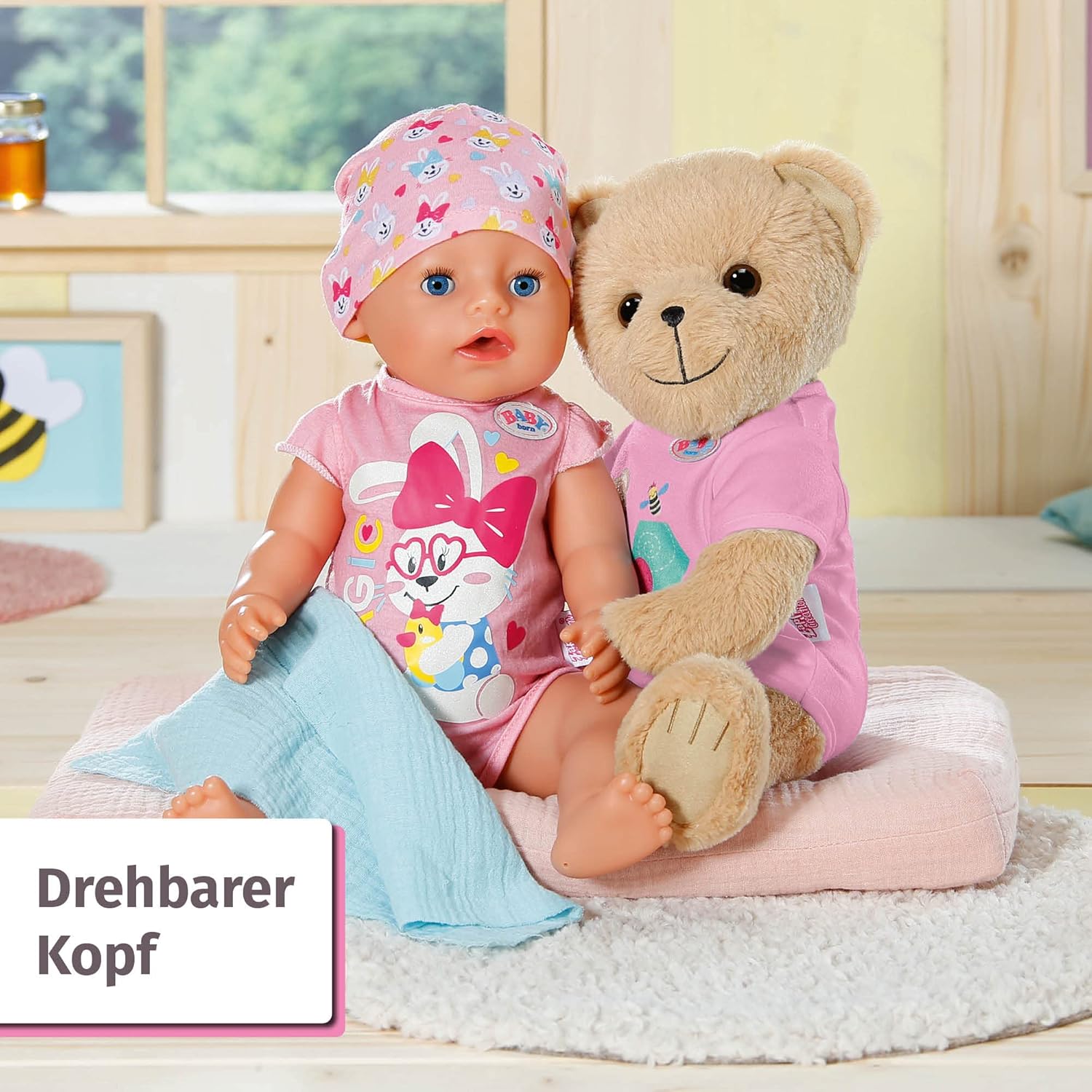 Baby, Person, Teddybär, Spielzeug, Hut