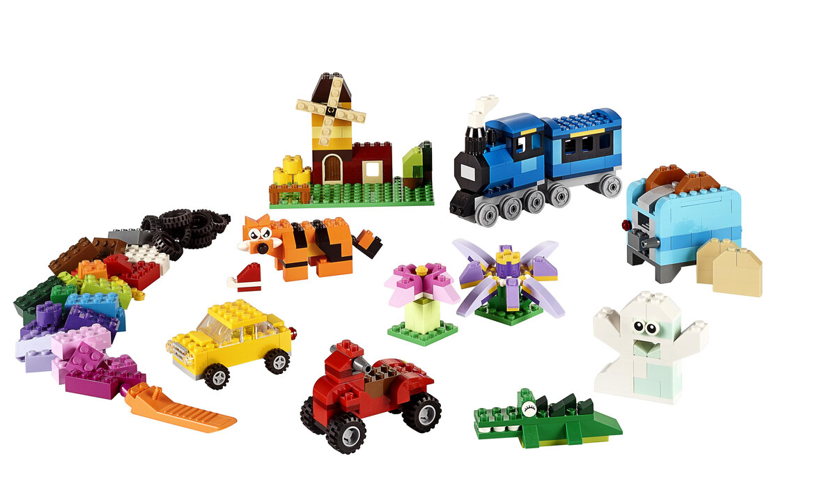 LEGO® Classic Mittelgroße Bausteine-Box 10696 Spielzeug, Maschine, Rad
