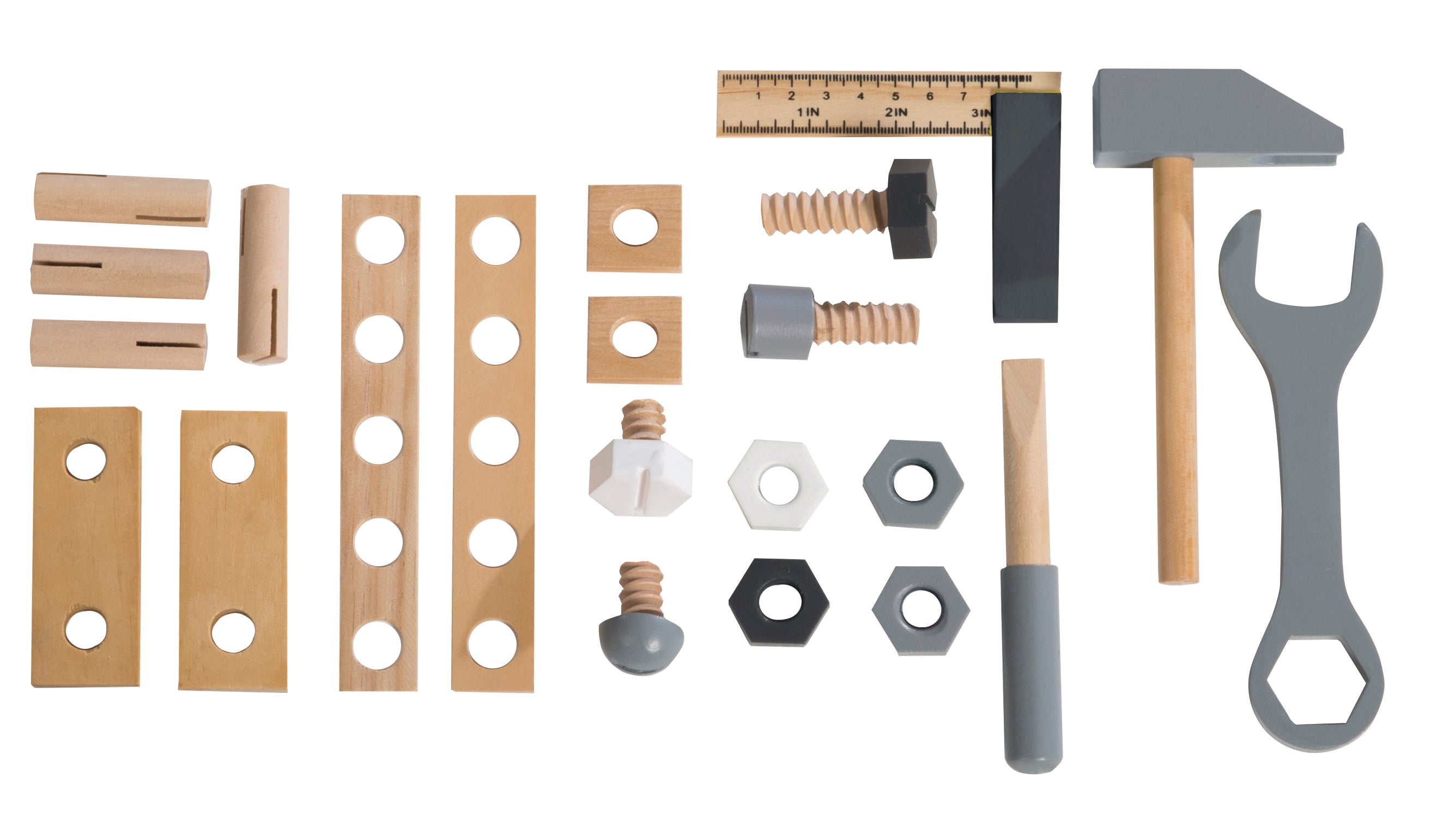 Roba 97212 Werkzeugkiste mit Zubehör natur lackiert – Rollenspiel - Bild 7 Roba 97212 Werkzeugkiste mit Zubehör natur lackiert – Rollenspiel - Produktbild 7