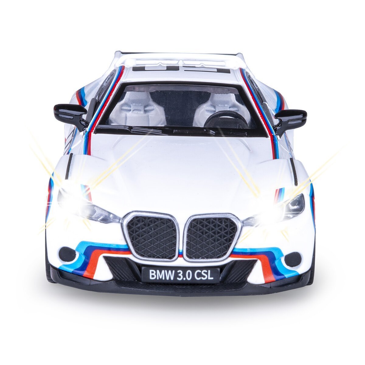 JAMARA BMW 3.0 CSL Diecast 1:34 weiß inkl. Knopfzellen ab 3 Jahren