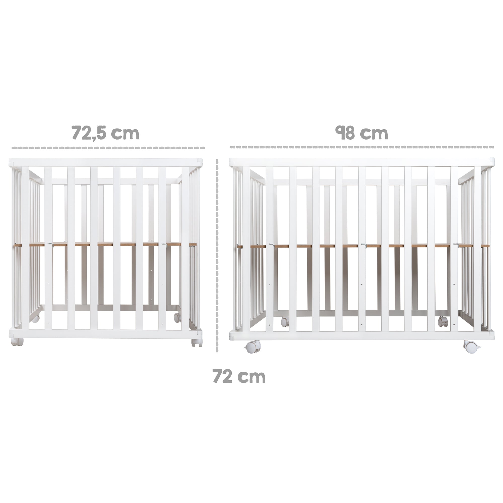 Roba 202100WEV235 Laufgitter 100 x 75 Sternenzauber weiß - Bild 3 Roba 202100WEV235 Laufgitter 100 x 75 Sternenzauber weiß - Produktbild 3
