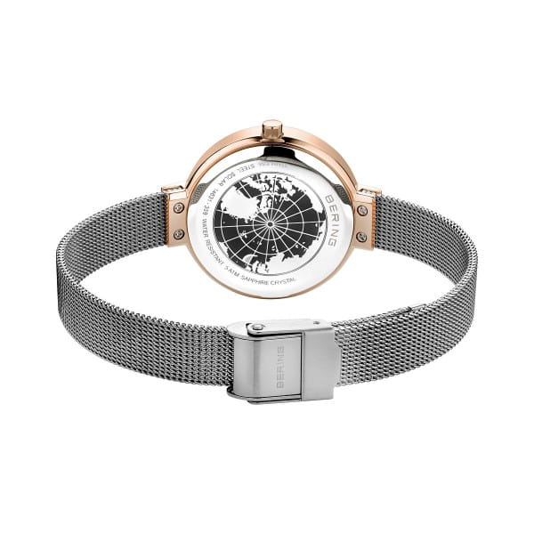Bering 14631-369 Damenuhr, Milanaise/Solar, Grau Bering 14631-369 Damenuhr, Milanaise/Solar, Grau