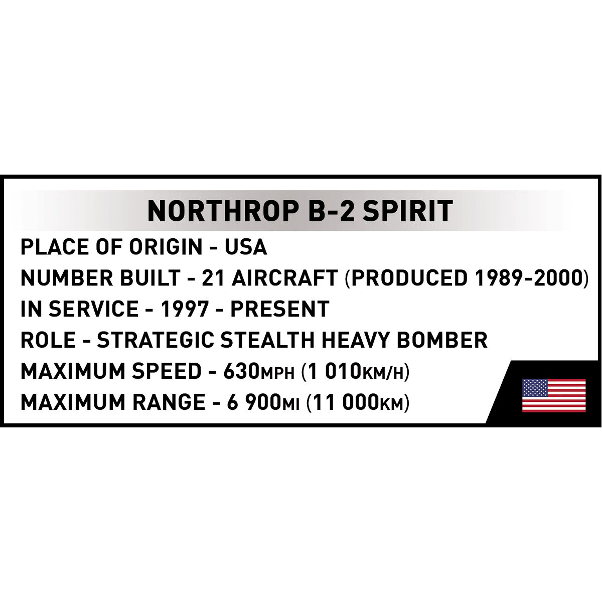 COBI 5916 - Northrop Grumman B2spiritt Maßstab 1:100 - Bild 9