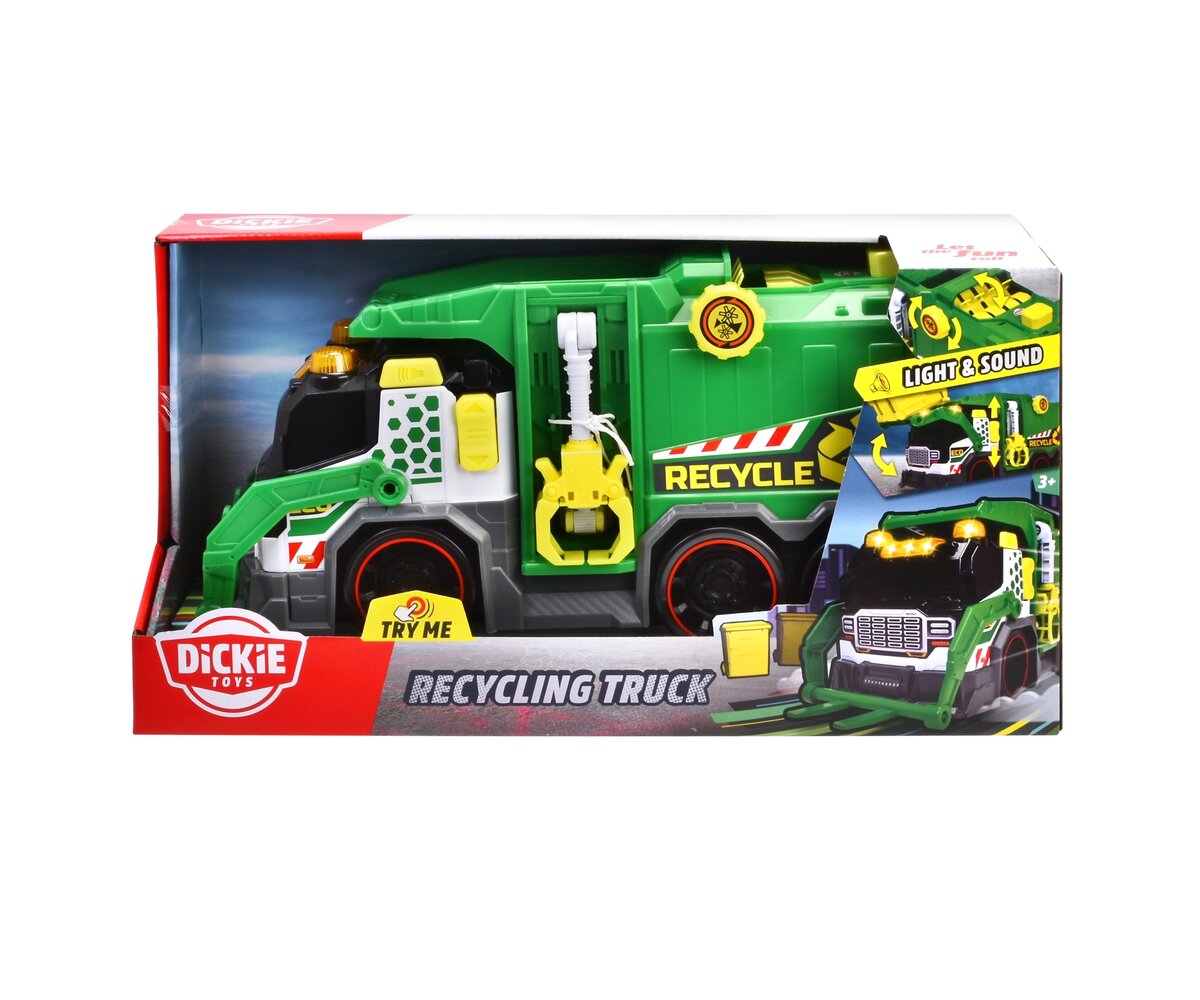 Dickie Toys Recycling Truck 203307001 Maschine, Rad