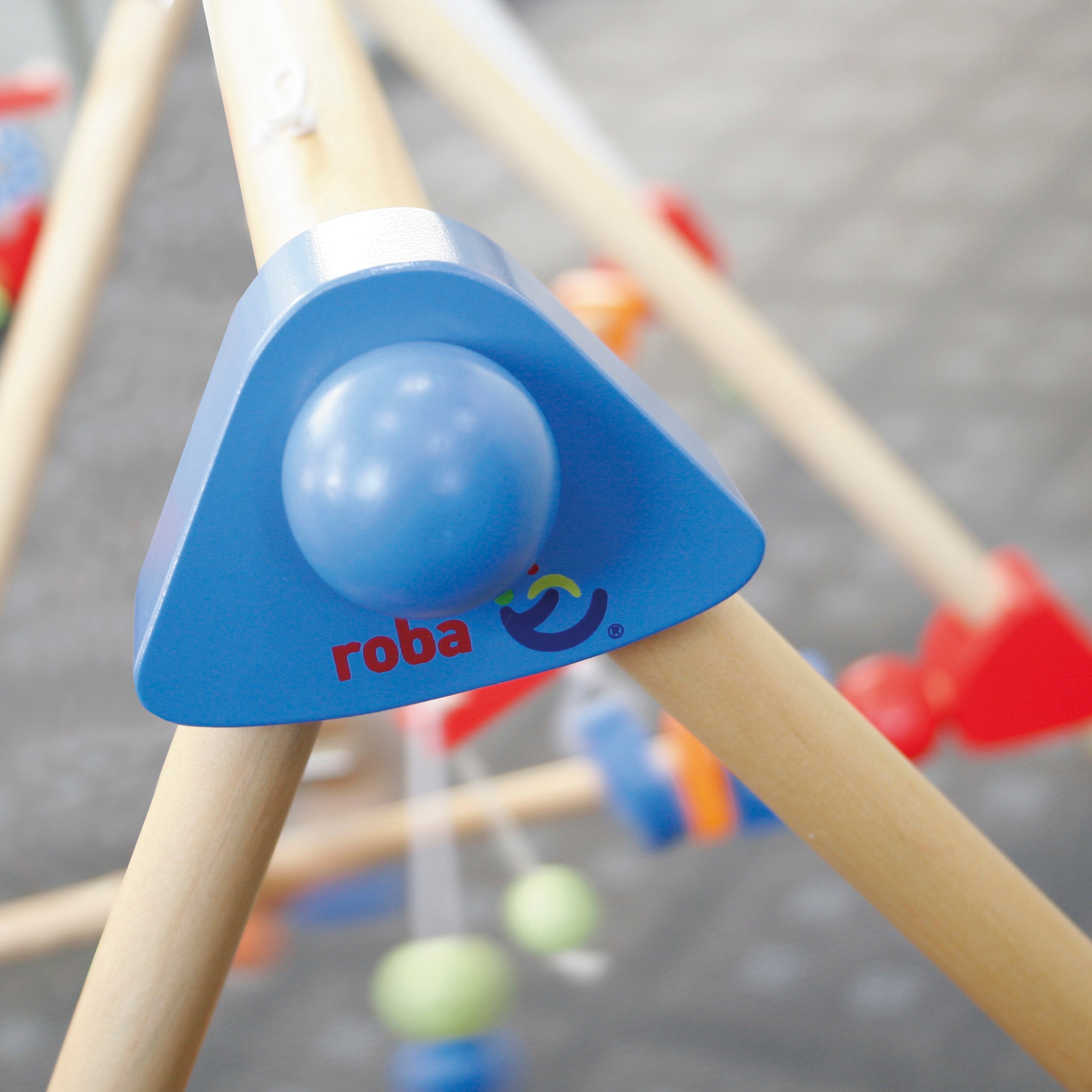Roba 98810 Spielbogen natur lackiert – Motorik & Lernen - Bild 2 Roba 98810 Spielbogen natur lackiert – Motorik & Lernen - Produktbild 2