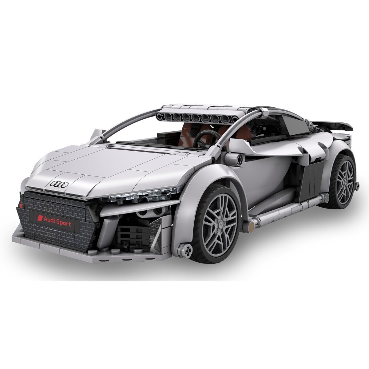 JAMARA CaDA Audi R8 Coupé 1:14 grau 2,4GHz Bricks ab 6 Jahren