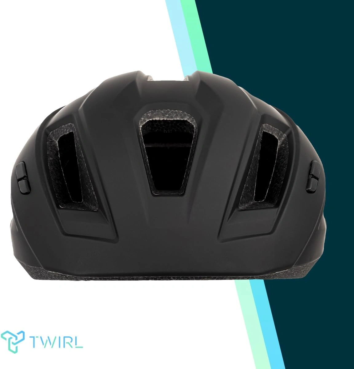 TWIRL 730470 – Fahrradhelm City One 53–56 cm Schwarz mit LED TWIRL 730470 – Fahrradhelm City One 53–56 cm Schwarz mit LED