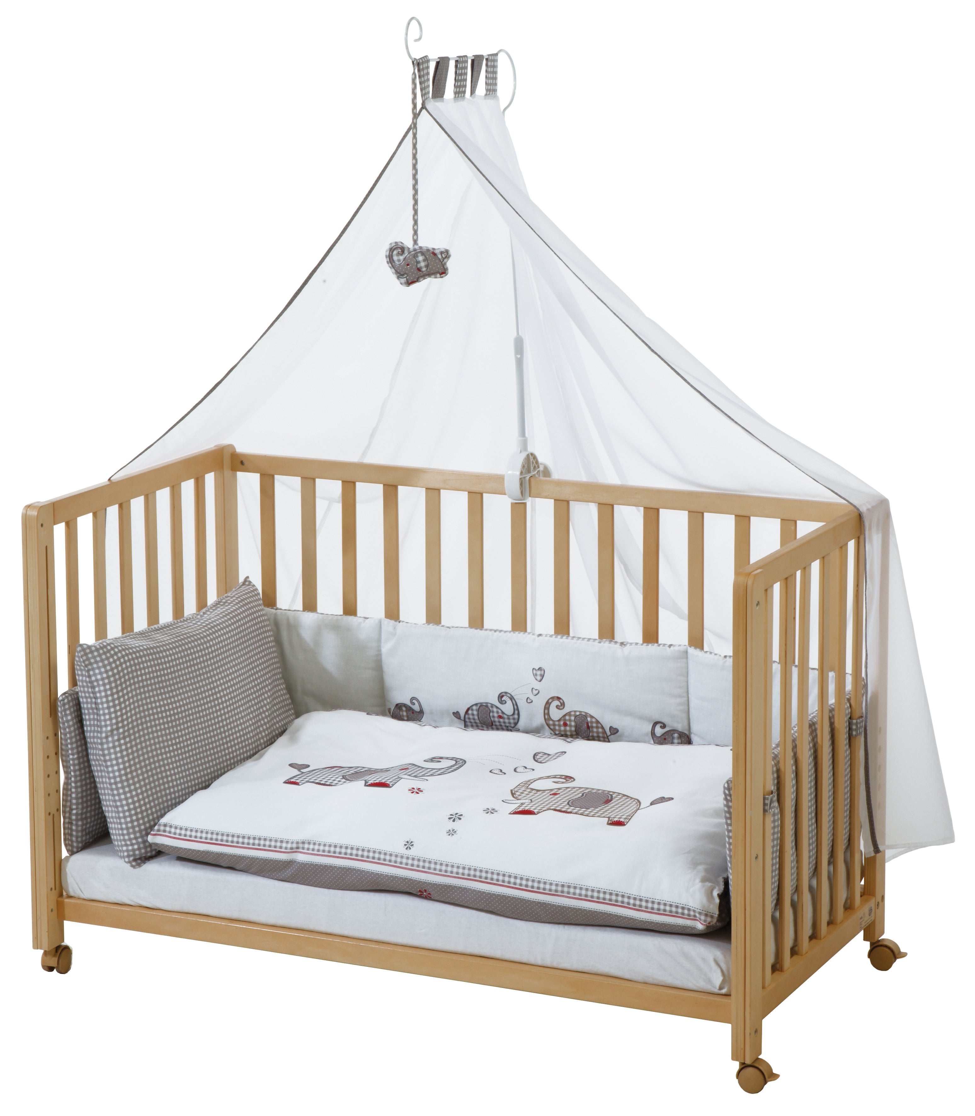 Roba 162003S145 Room Bed, 60x120 cm Jumbo twins grau natur lackiert - Bild 4 Roba 162003S145 Room Bed, 60x120 cm Jumbo twins grau natur lackiert - Produktbild 4