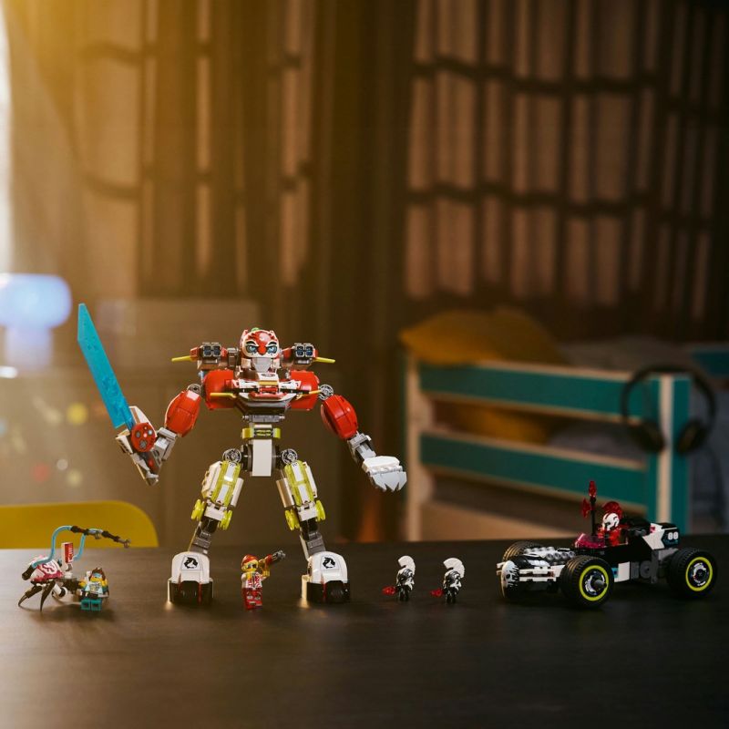 LEGO® DREAMZzz™ 71497 Coopers Tiger-Mech und Zeros Hot Rod Auto LEGO® DREAMZzz™ 71497 Coopers Tiger-Mech und Zeros Hot Rod Auto