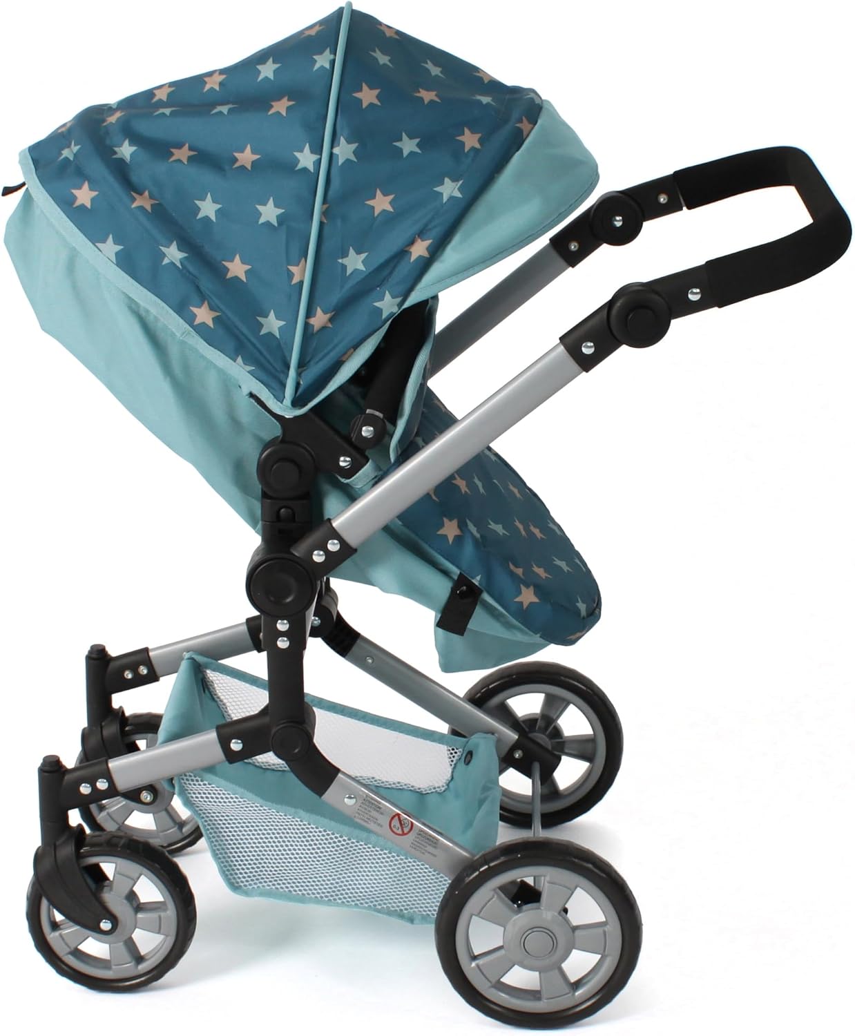Kombi-Puppenwagen ''LINUS'' Buggy, Maschine, Rad, E-Scooter, Fahrzeug