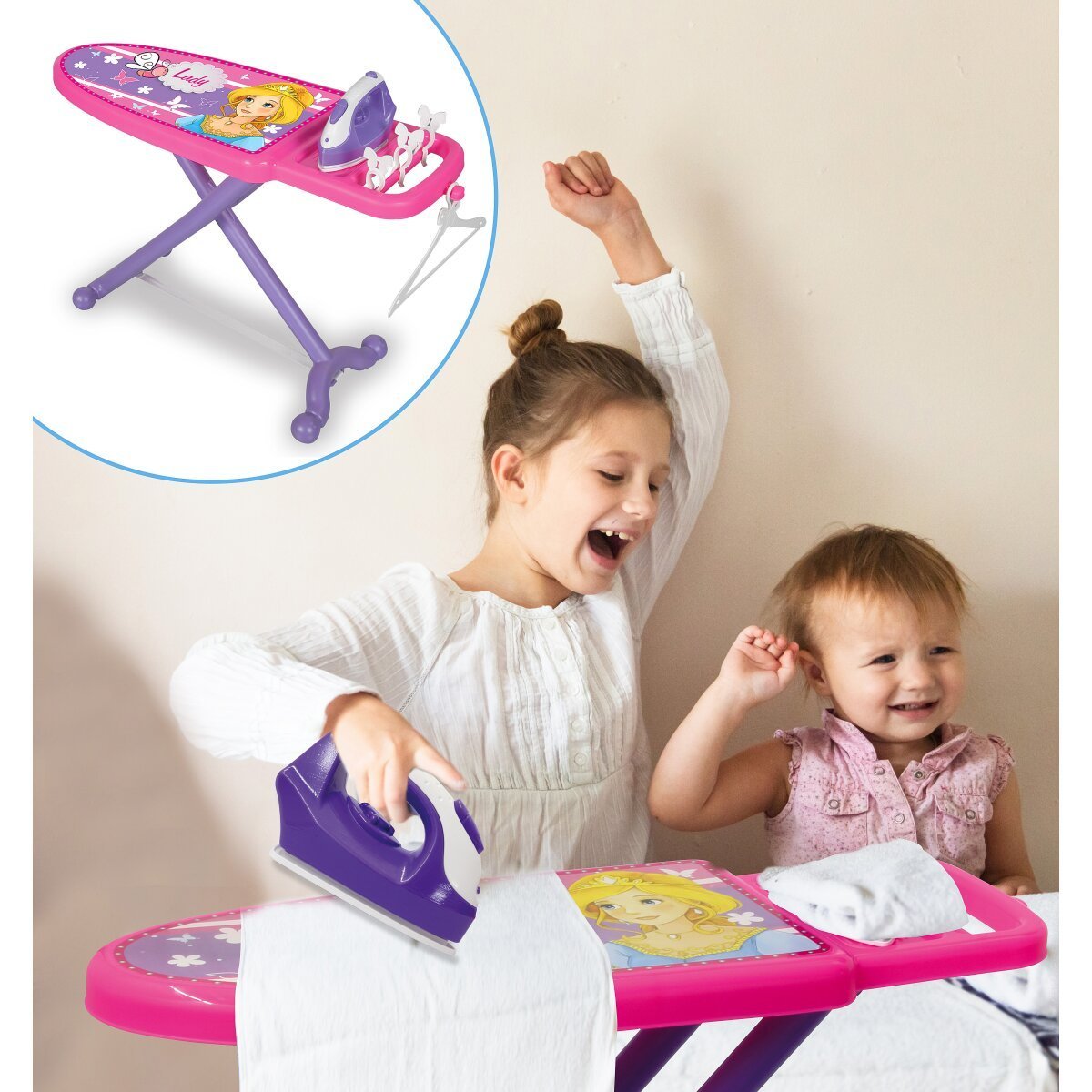 JAMARA Bügelset Little Laundry Princess 6tlg. pink ab 3 Jahren JAMARA Bügelset Little Laundry Princess 6tlg. pink ab 3 Jahren