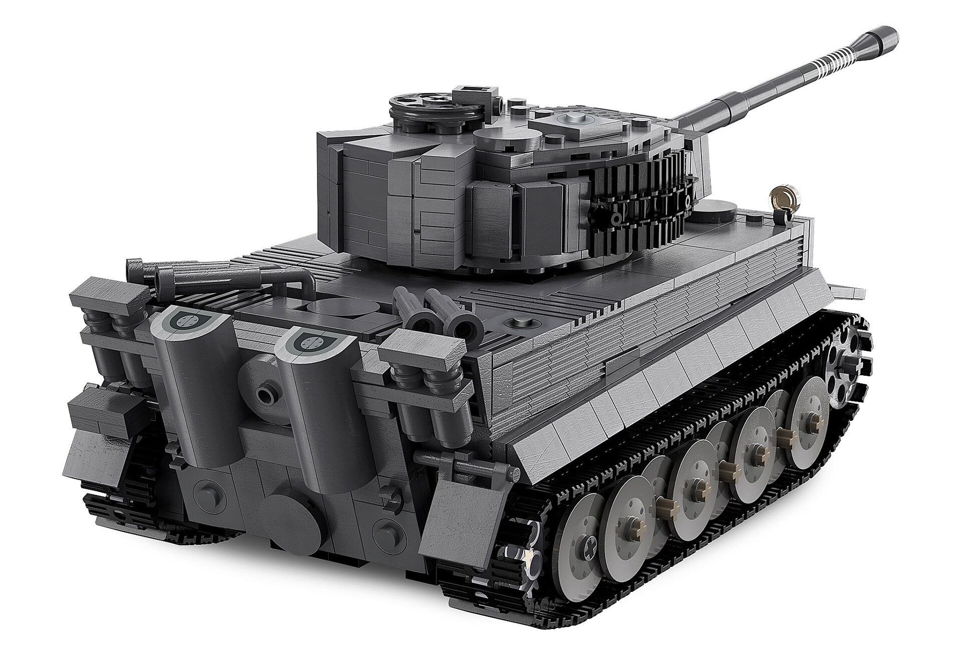 CaDA Panzer Tiger 1:35 grau 2,4GHz Bricks - Jamara e.K. - JAMARA 402894 Produktfoto - Jamara e.K. - CaDA Panzer Tiger 1:35 grau 2,4GHz Bricks - Modell JAMARA 402894