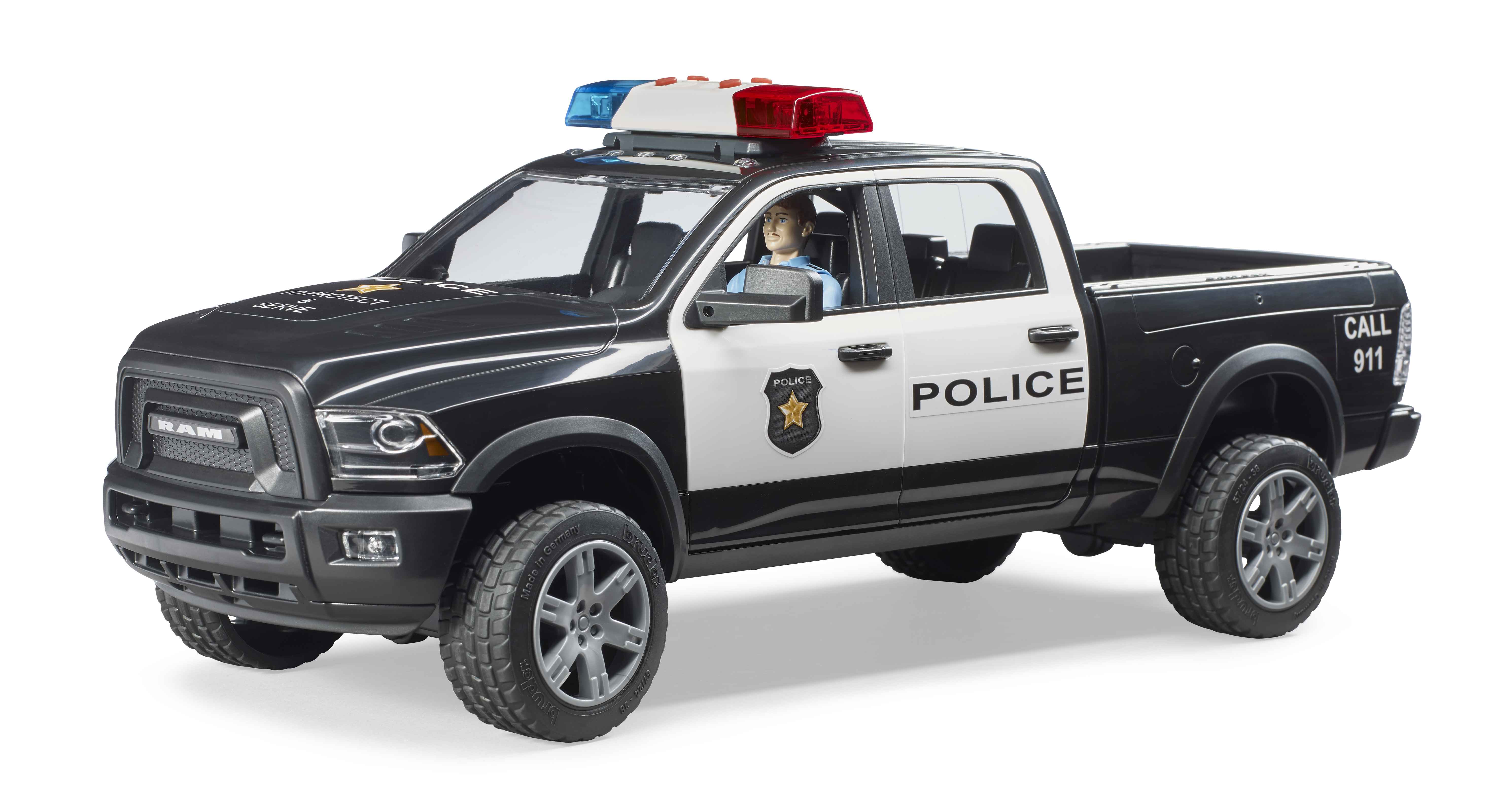 BRUDER 02505 - RAM 2500 Polizei Pickup mit Polizist - Bild 7 BRUDER 02505 - RAM 2500 Polizei Pickup mit Polizist - Bild 7