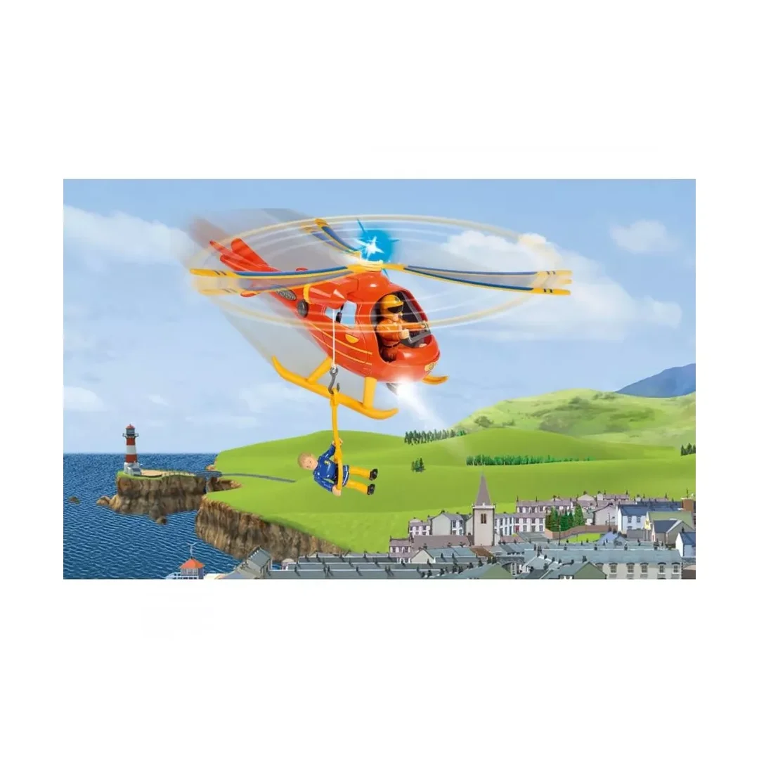 Fireman Sam Hubschrauber Wallaby Mit Figur