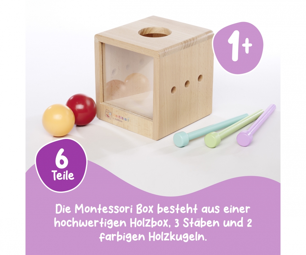 Eichhorn EH Montessori Box mit Kugeln