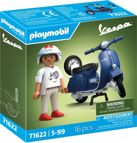 PLAYMOBIL 71622 1969 Vespa 150 Sprint Veloce, Blau PLAYMOBIL, 71622, 1969, Vespa, 150, Sprint, Veloce, Blau