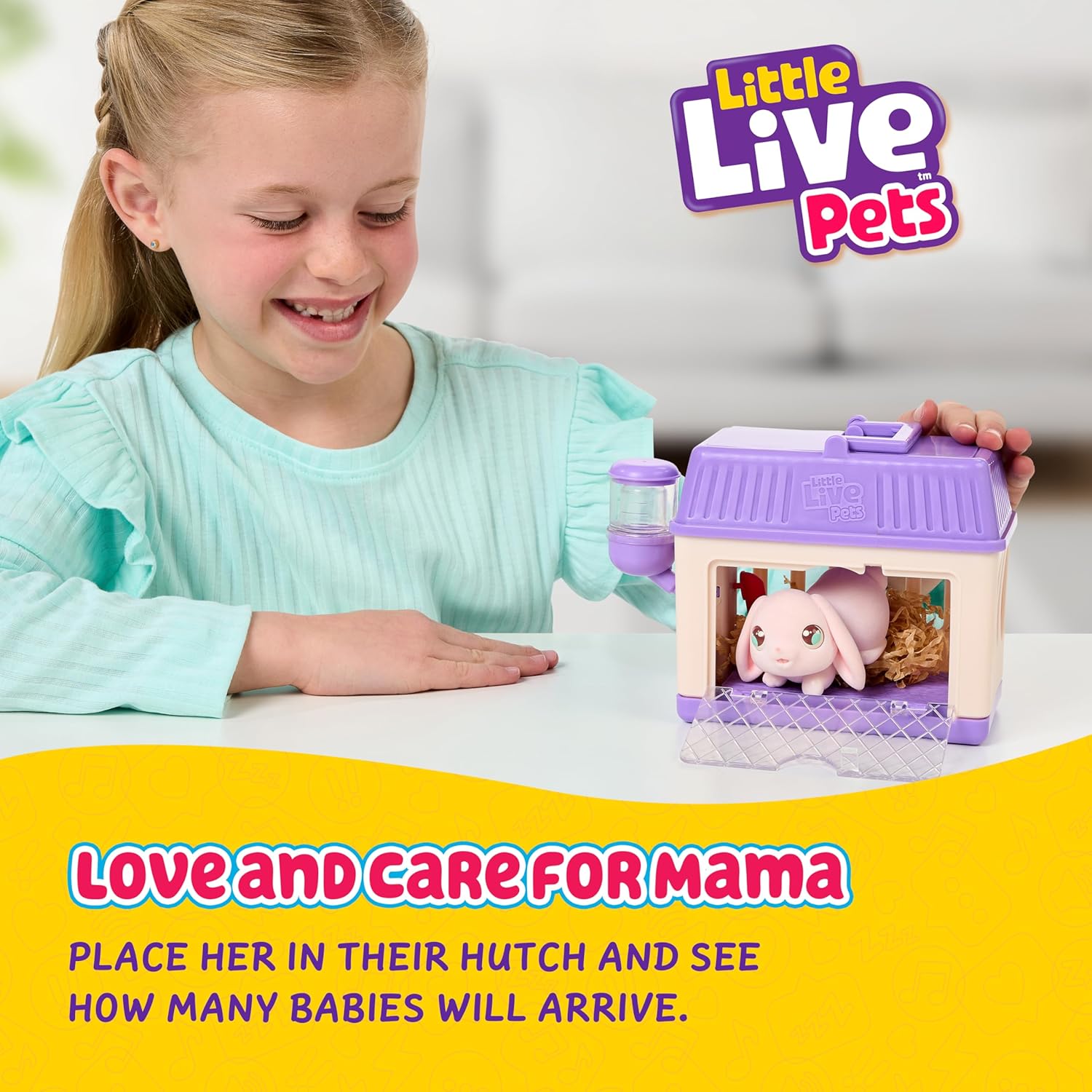 Little Live Pets Mama Surprise Mini Spielset Hase Werbung, Kind, Weiblich, Mädchen, Person
