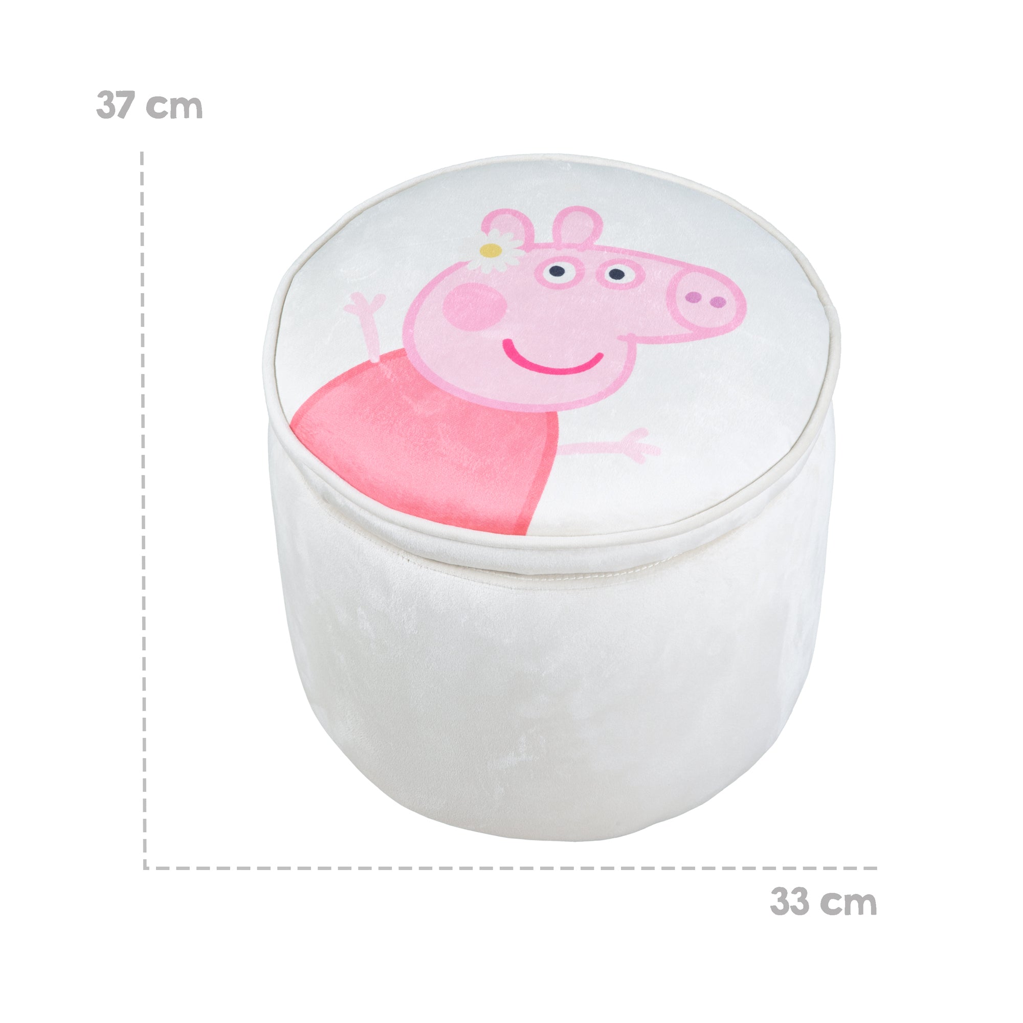 Roba 450142PP1 Kinderhocker rund Peppa Pig beige – Spielmöbel - Bild 7 Roba 450142PP1 Kinderhocker rund Peppa Pig beige – Spielmöbel - Produktbild 7