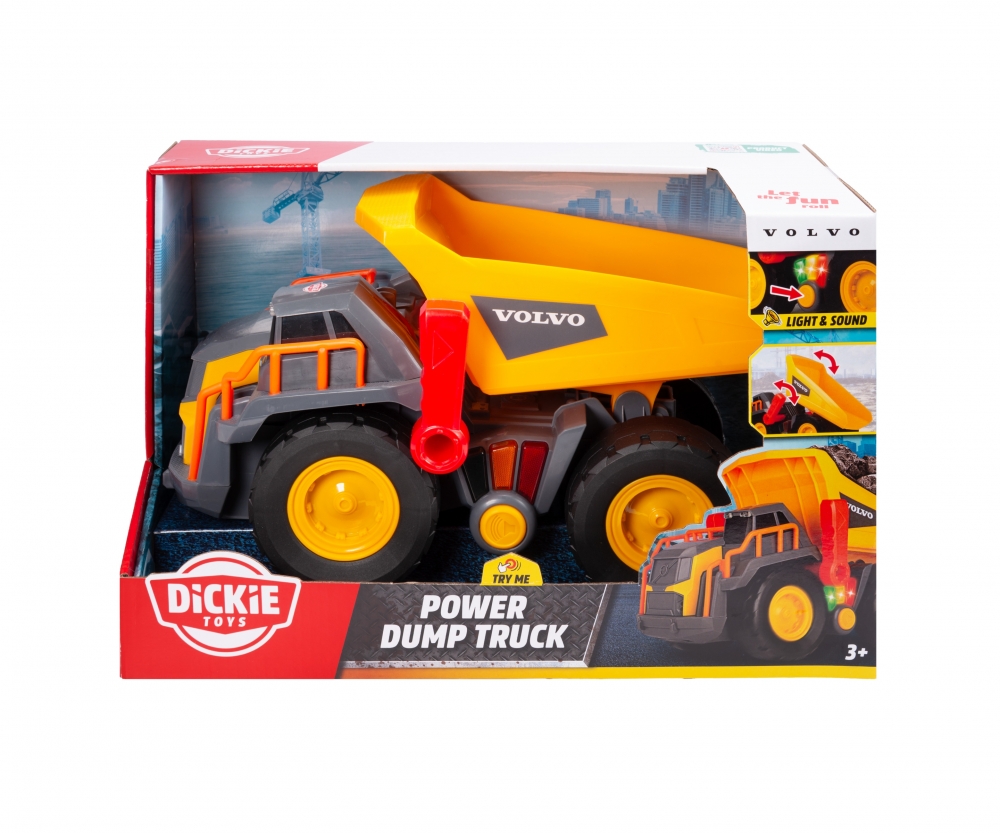 Dickie Toys Volvo Power Dump Truck