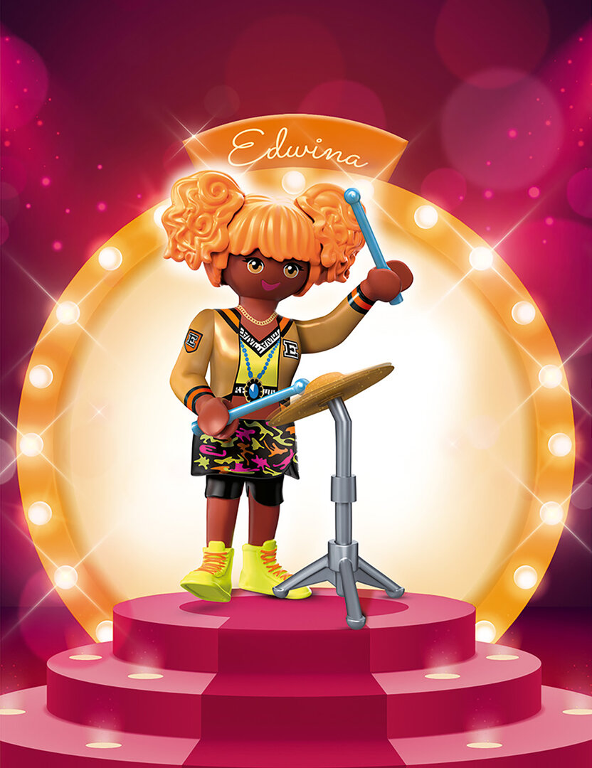 PLAYMOBIL 70584 Edwina - Music World Figur, Person, Gesicht, Kopf