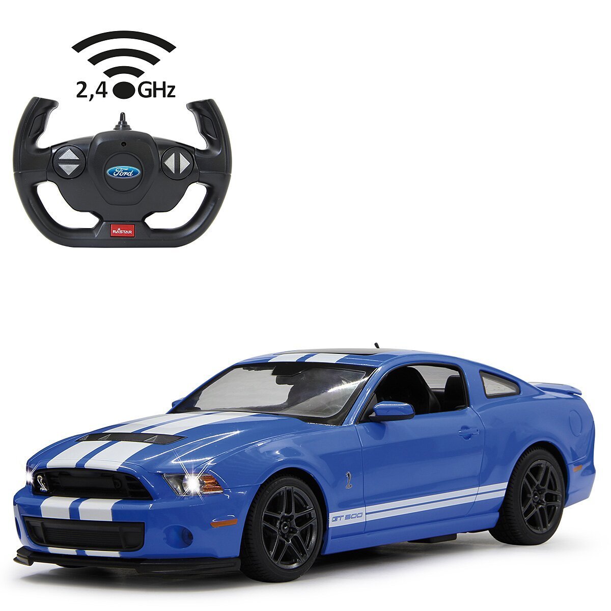 JAMARA Ford Shelby GT500 1:14 blau 2,4GHz ab 6 Jahren
