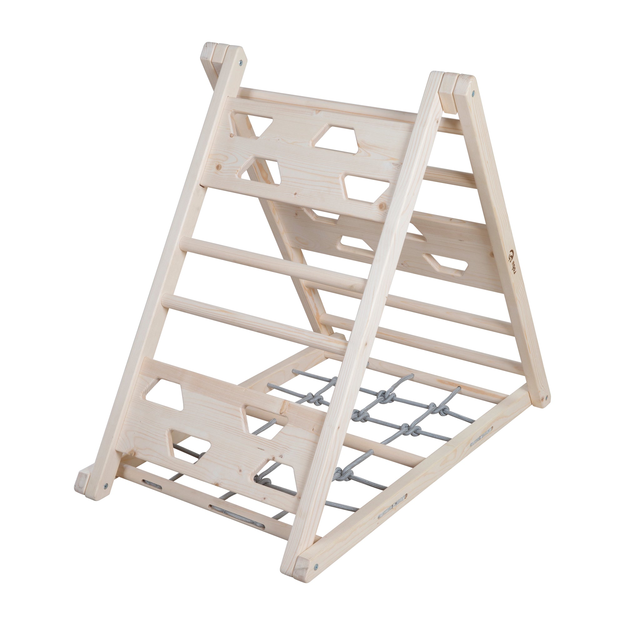 Roba 440130NU Kletterdreieck natur unbehandelt – Motorik & Lernen - Bild 1 Roba 440130NU Kletterdreieck natur unbehandelt – Motorik & Lernen - natur unbehandelt - Motorik & Lernen - Produktbild 1
