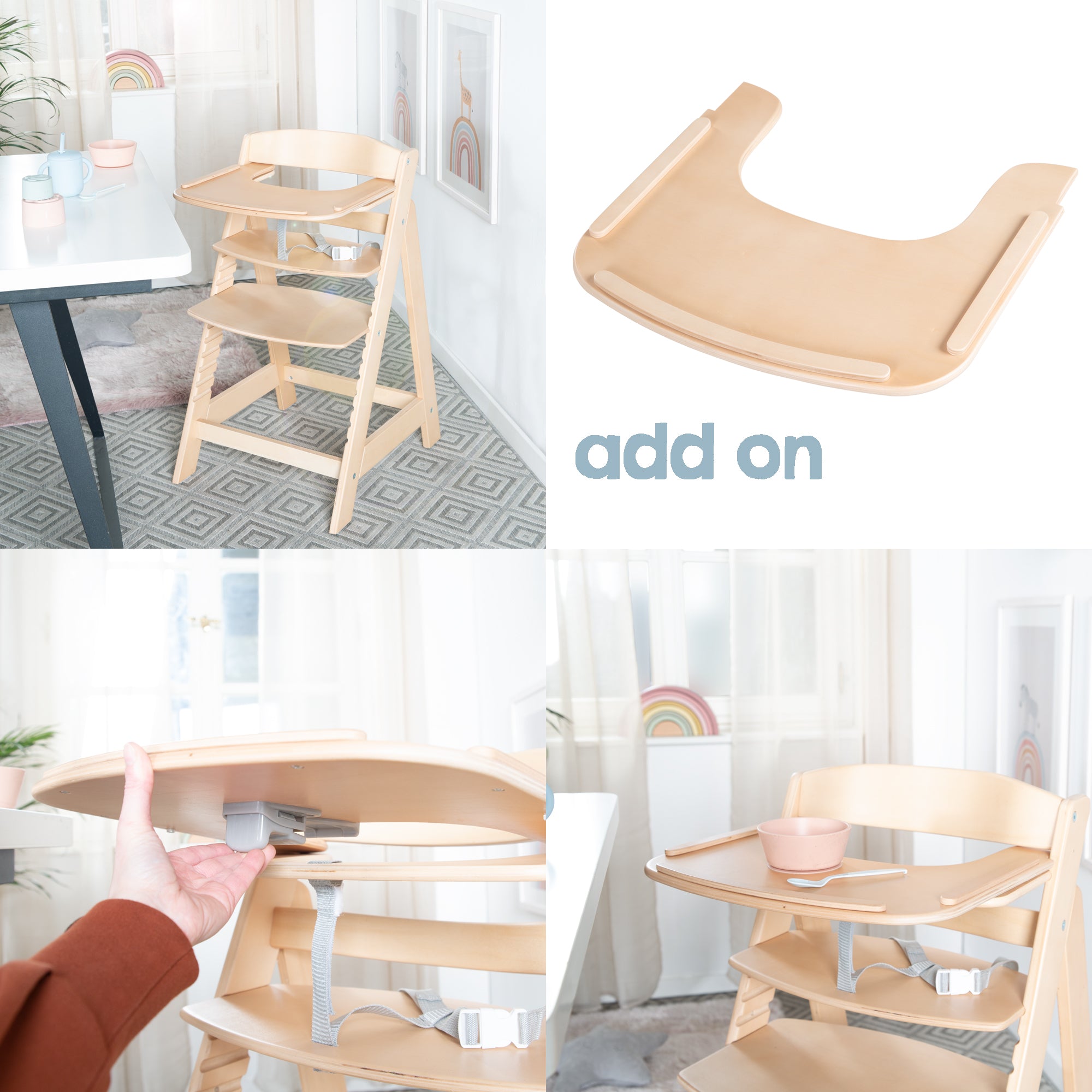 Roba 7562N Treppenhochstuhl natur lackiert - Produktbild 11