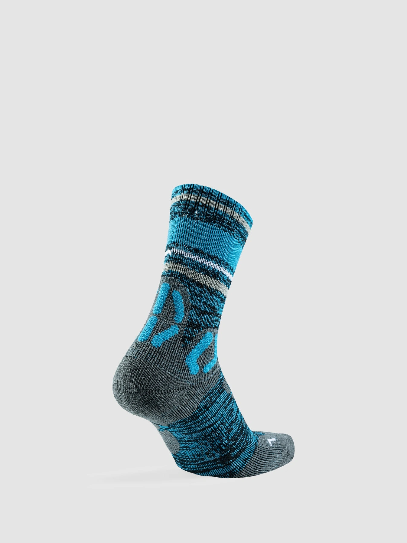 UYN Kinder Outdoorsocken Explorer S100362Q137 - Blau Streifen GR. 24/26