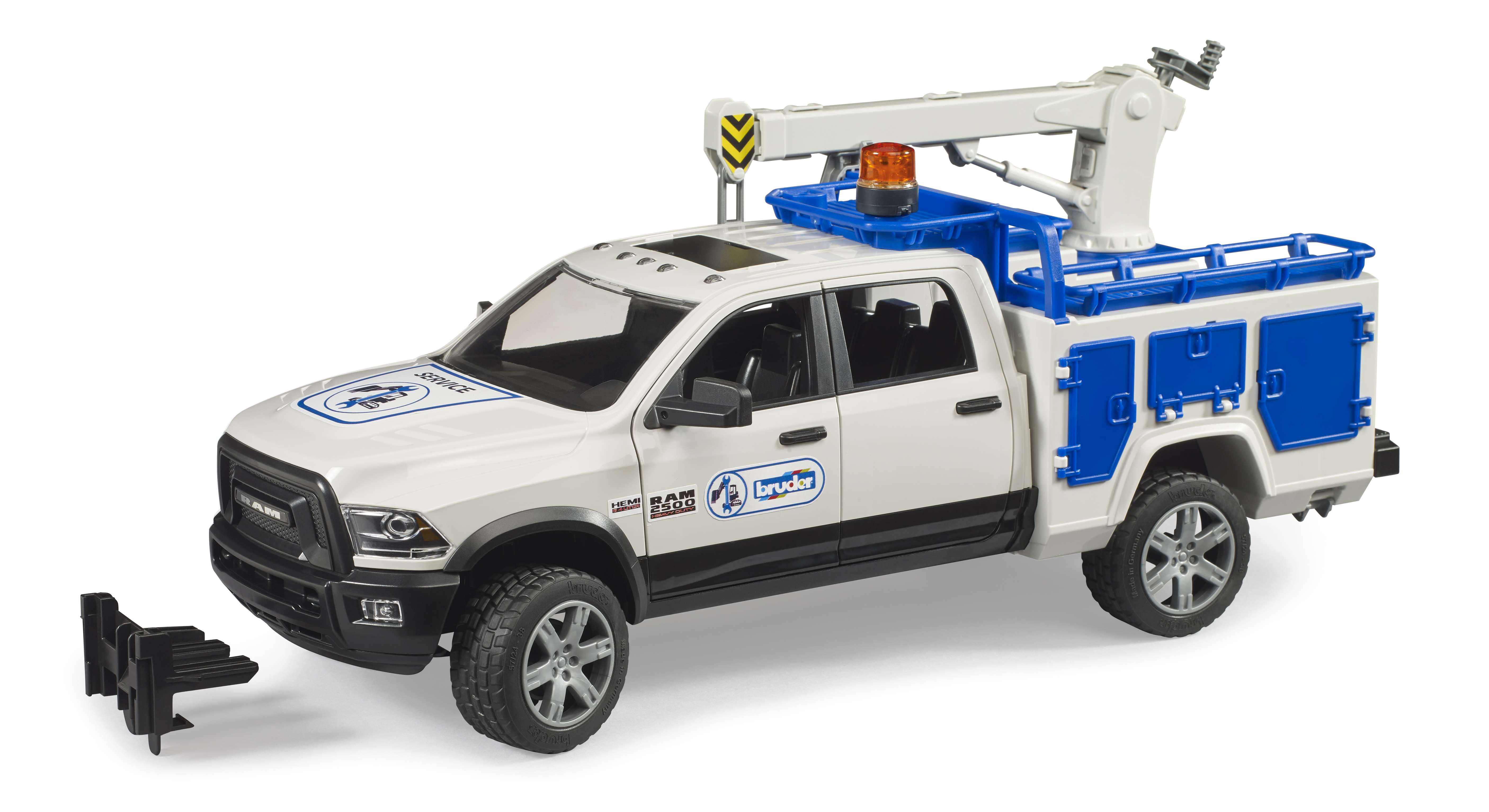 BRUDER 02509 - RAM 2500 Service Truck mit Rundumleuchte BRUDER 02509 - RAM 2500 Service Truck mit Rundumleuchte