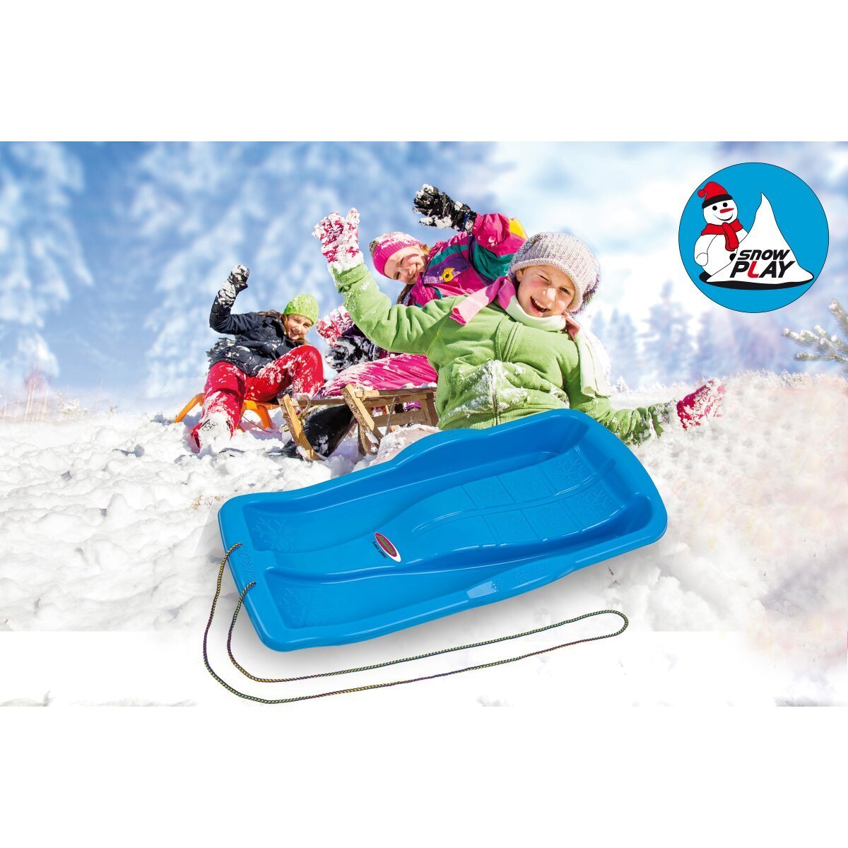 JAMARA Snow Play Bob Karol 80cm blau ab 3 Jahren