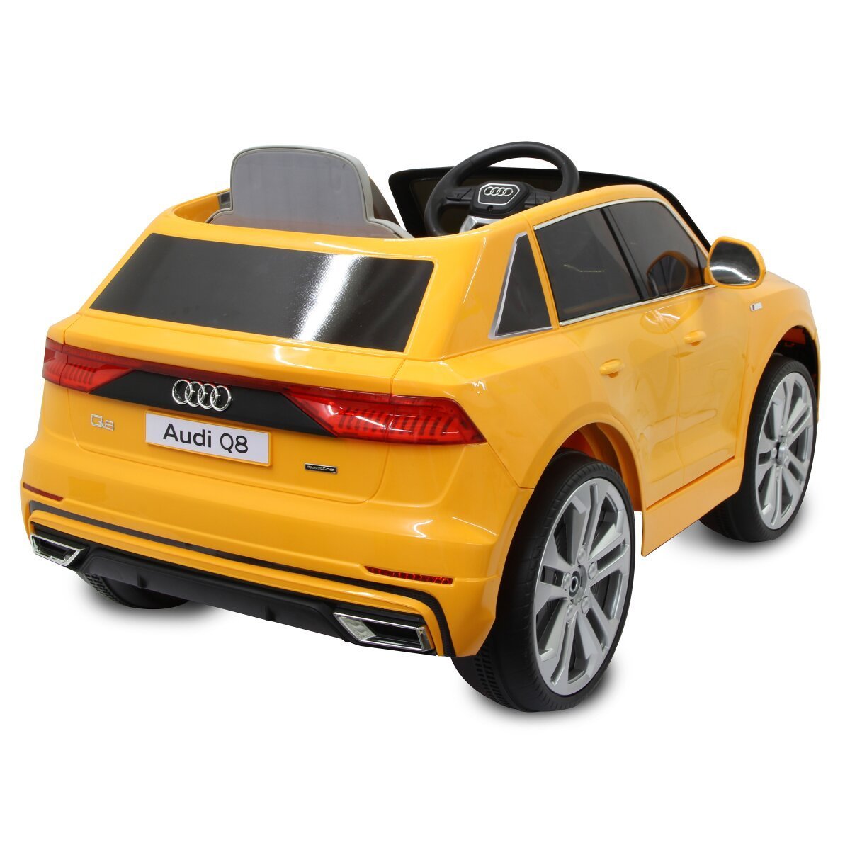 JAMARA Ride-on Audi Q8 gelb 12V ab 3 Jahren JAMARA Ride-on Audi Q8 gelb 12V ab 3 Jahren