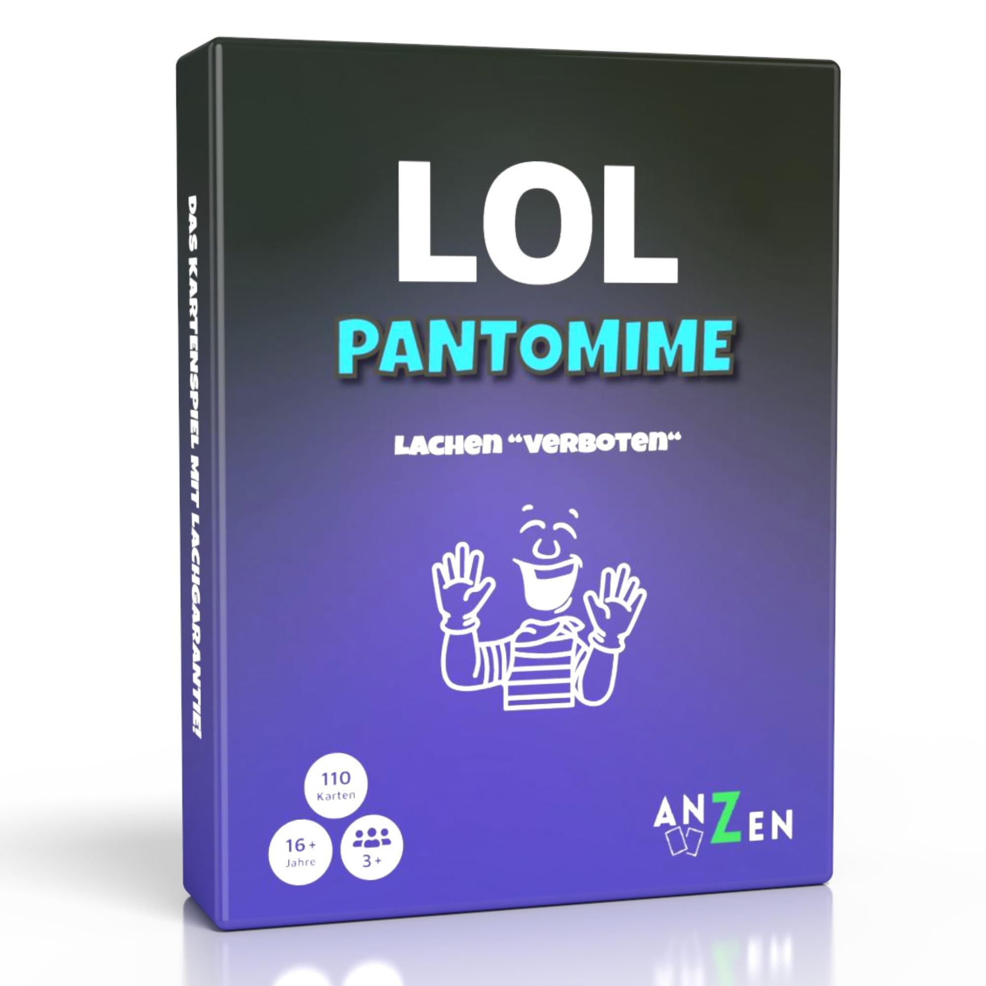 ANZEN, LOL, PANTOMIME, Lachen, "verboten", DE