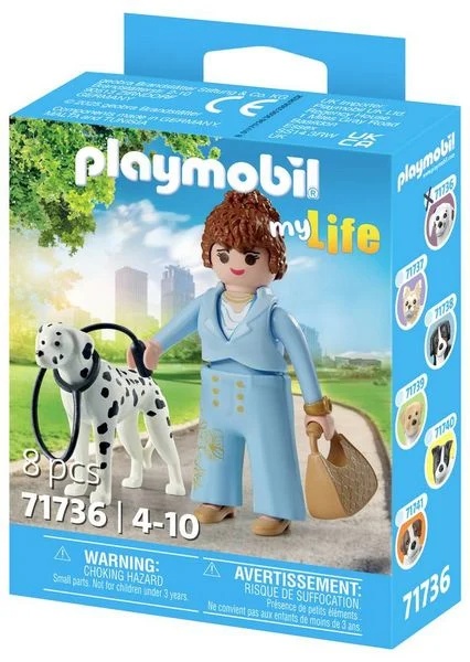 PLAYMOBIL 71736 - My Life: Managerin mit Dalmatiner Person, Hund, Säugetier, Haustier