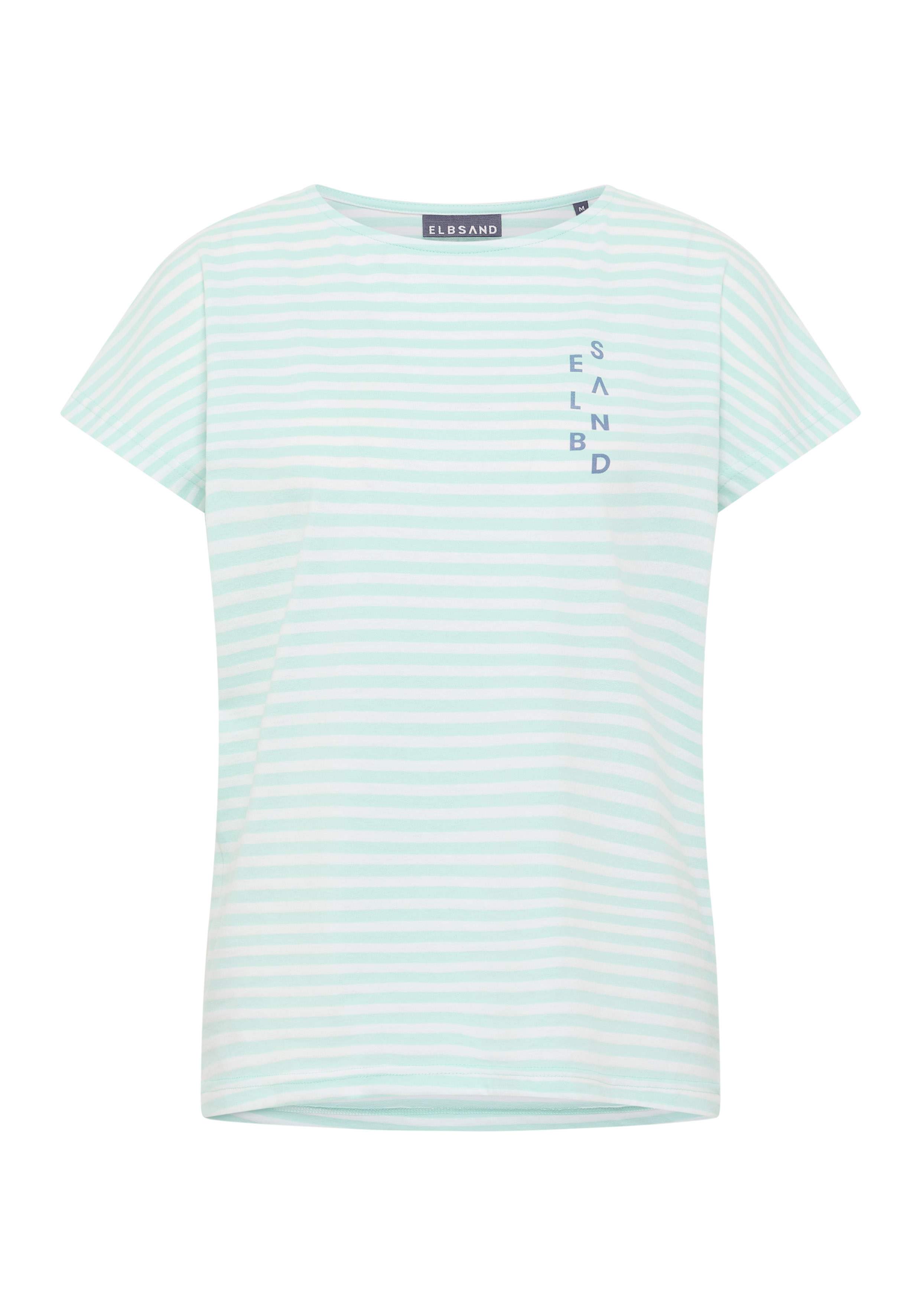 Elbsand Selma T-Shirt in Mintgrün, Produktfoto 1.