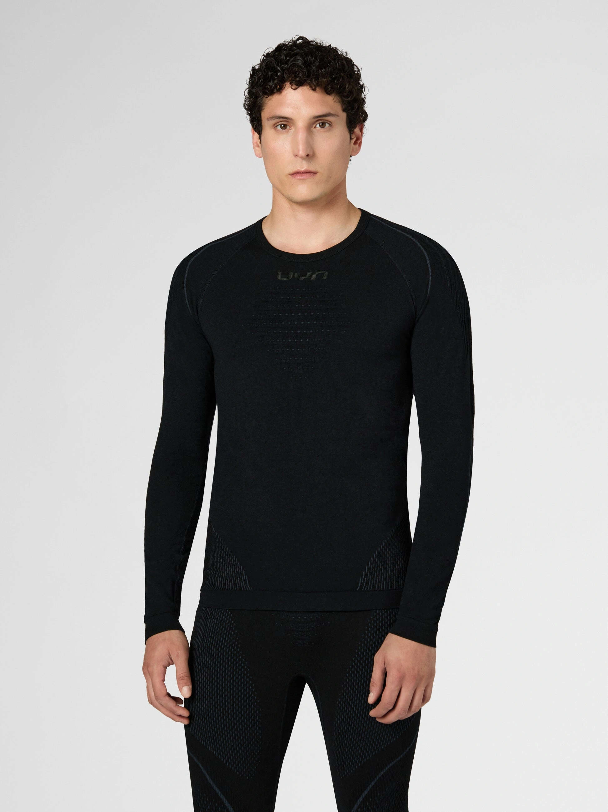UYN Herren Evolutyon Biotech Underwear Shirt Long Sleeve U100414B000 - Schwarz GR. L/XL