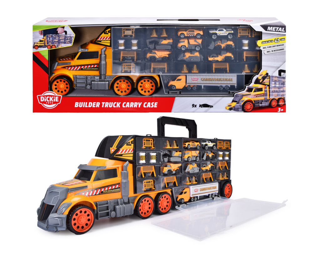 Dickie Toys Builder Truck Carry Case
